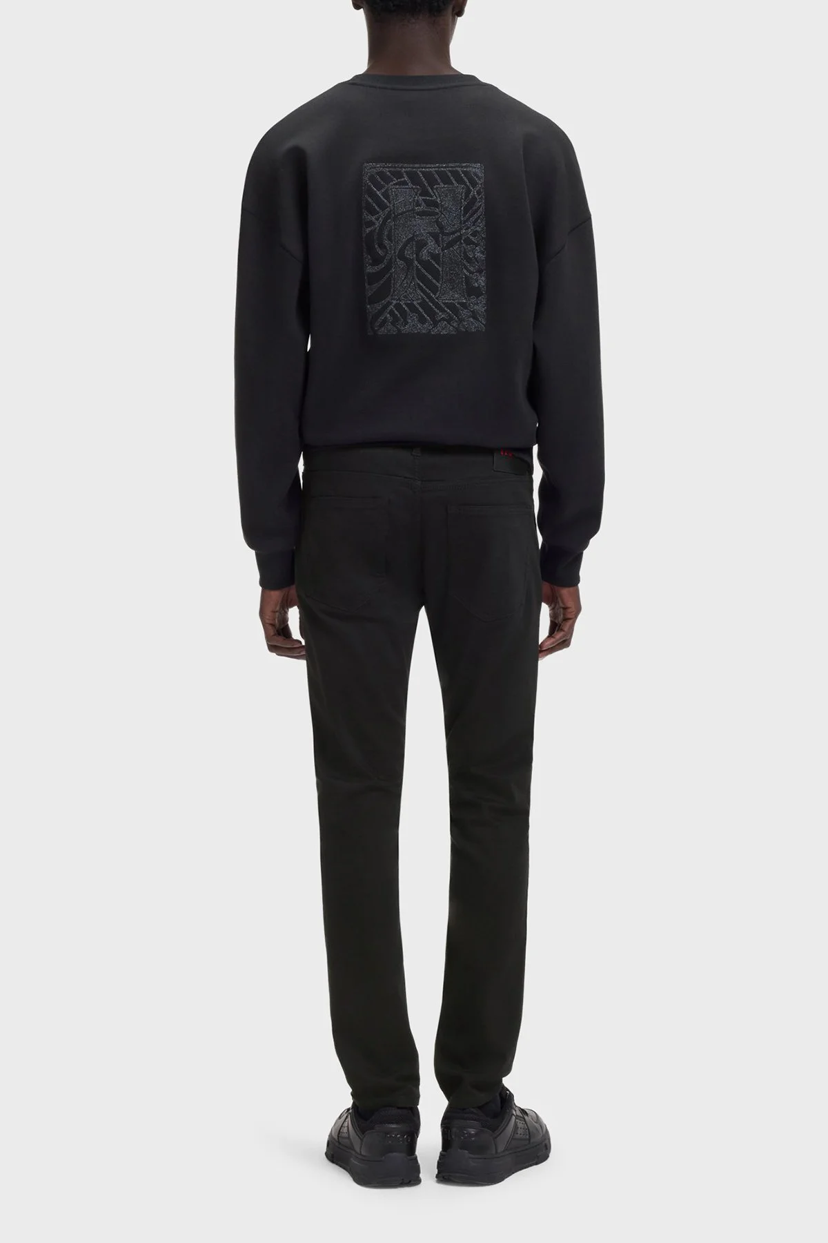 Hugo Pamuklu Slim Fit Normal Bel Dar Paça Jeans Erkek Kot Pantolon 50547253 001 SİYAH - 3