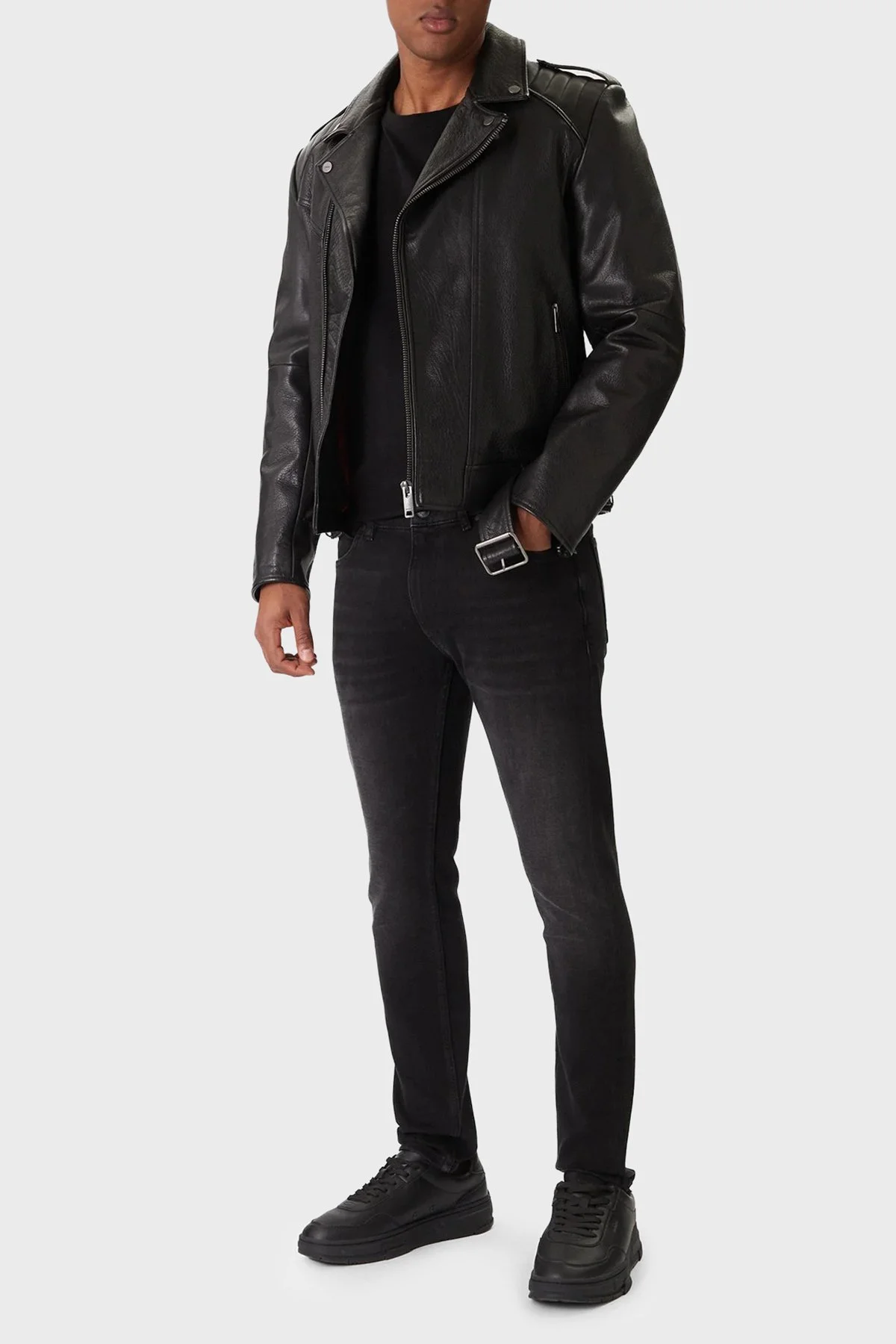 Hugo Pamuklu Slim Fit Normal Bel Dar Paça Jeans Erkek Kot Pantolon 50547254 005 SİYAH - 2