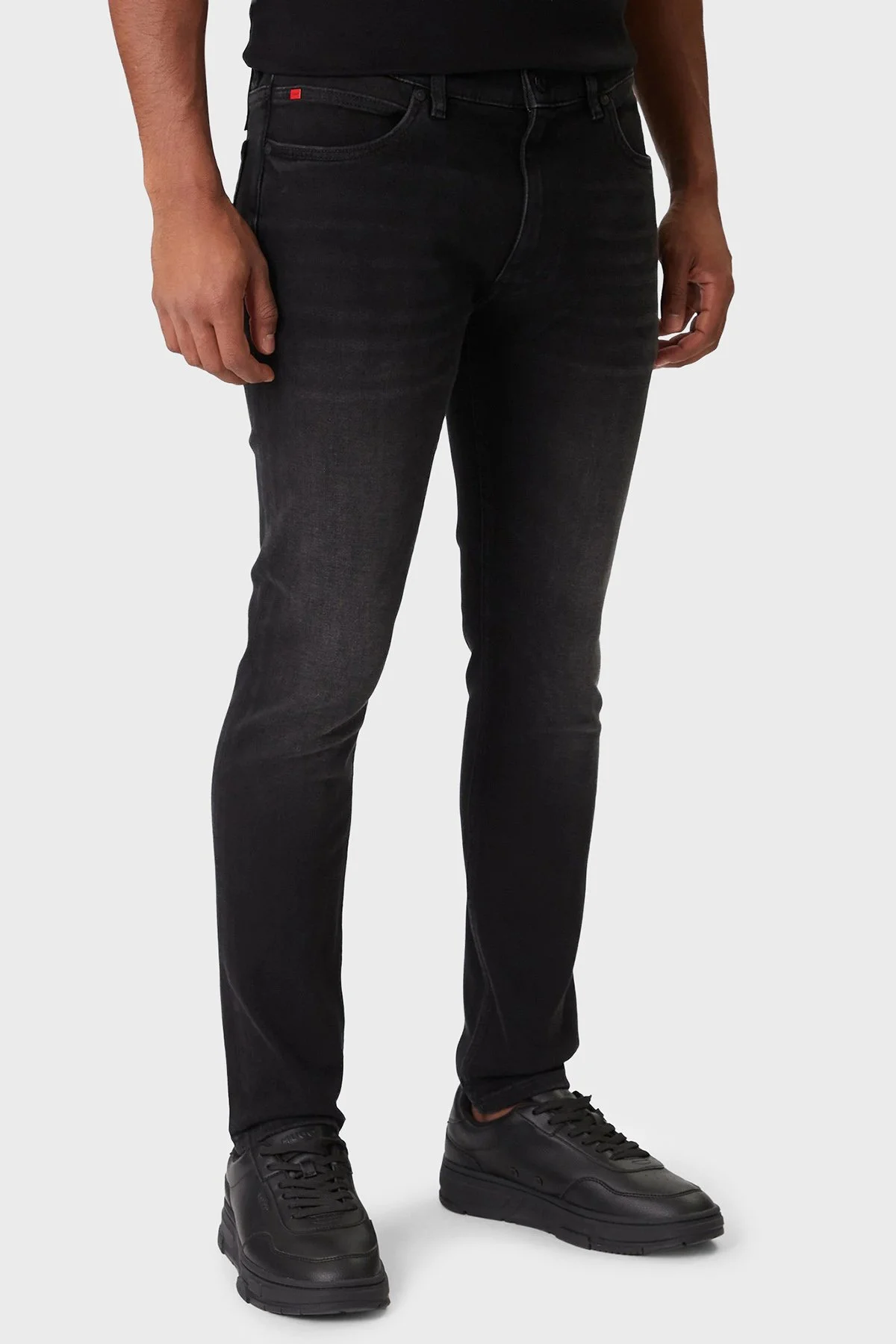 Hugo Pamuklu Slim Fit Normal Bel Dar Paça Jeans Erkek Kot Pantolon 50547254 005 SİYAH - 1
