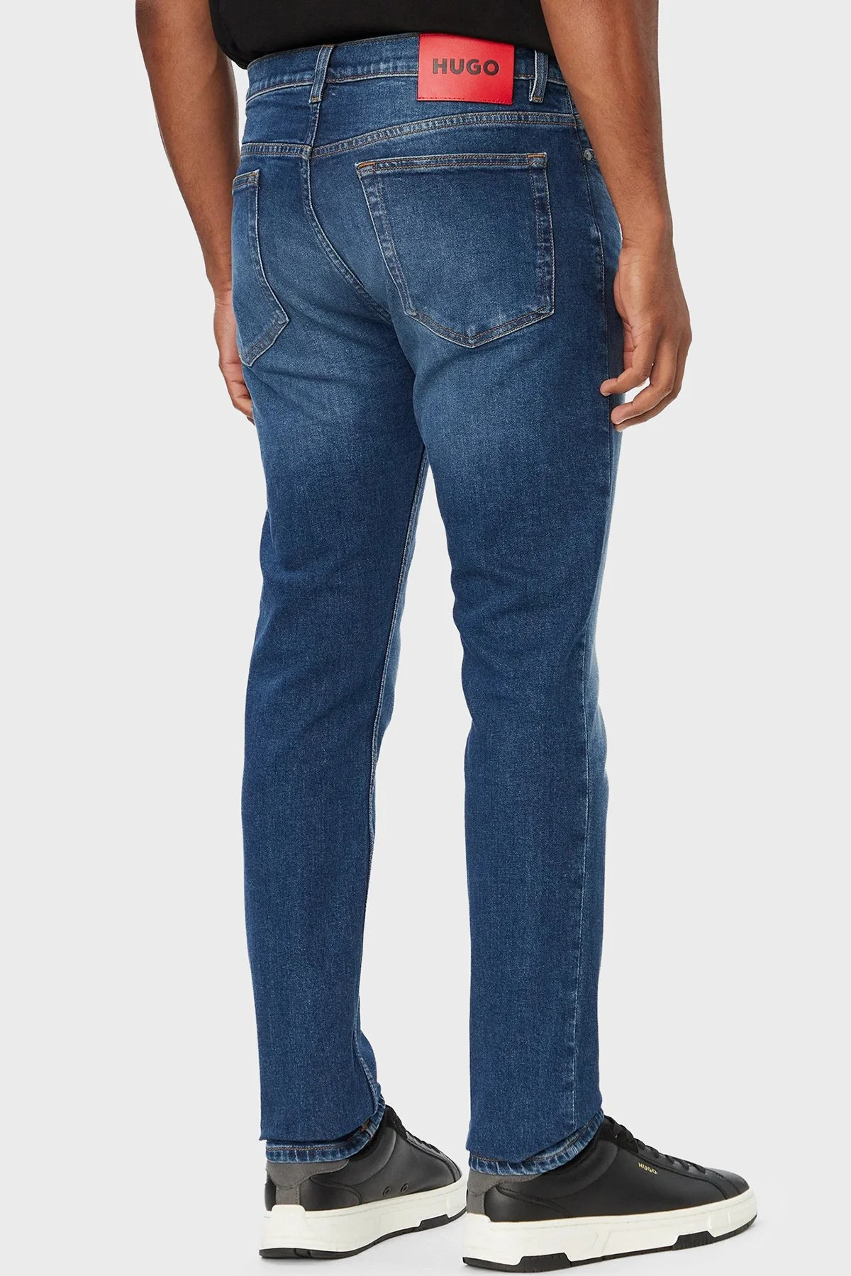Hugo Pamuklu Slim Fit Normal Bel Jeans Erkek Kot Pantolon 50561260 411 Lacivert - 3