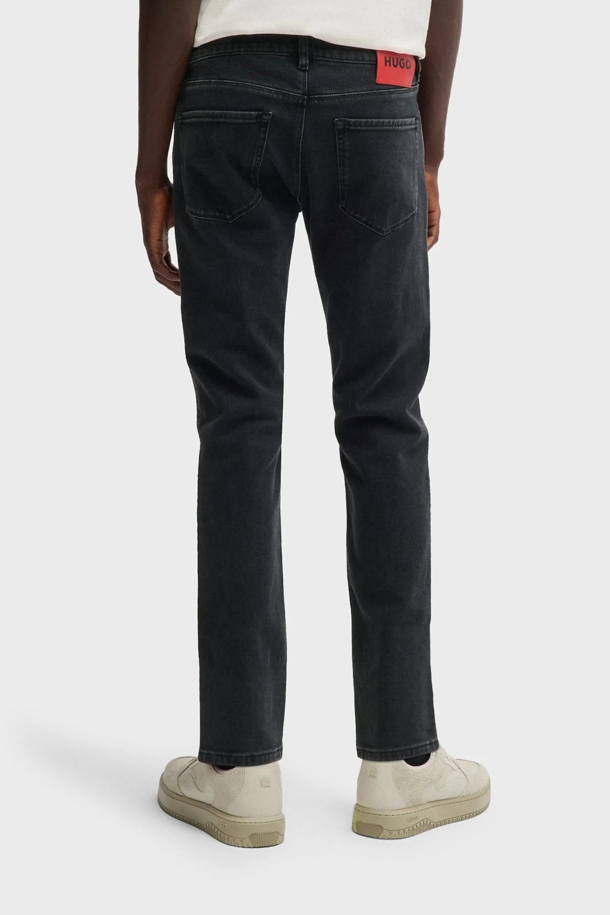 Hugo Pamuklu Slim Fit Streç Jeans Erkek Kot Pantolon 50522151 007 ANTRASİT - 11