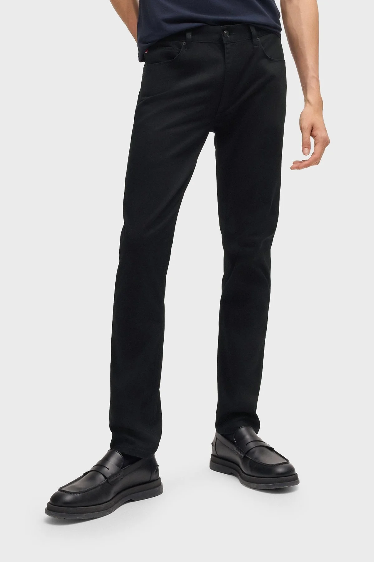 Hugo Pamuklu Slim Fit Streç Jeans Erkek Kot Pantolon 50525250 001 SİYAH - 1