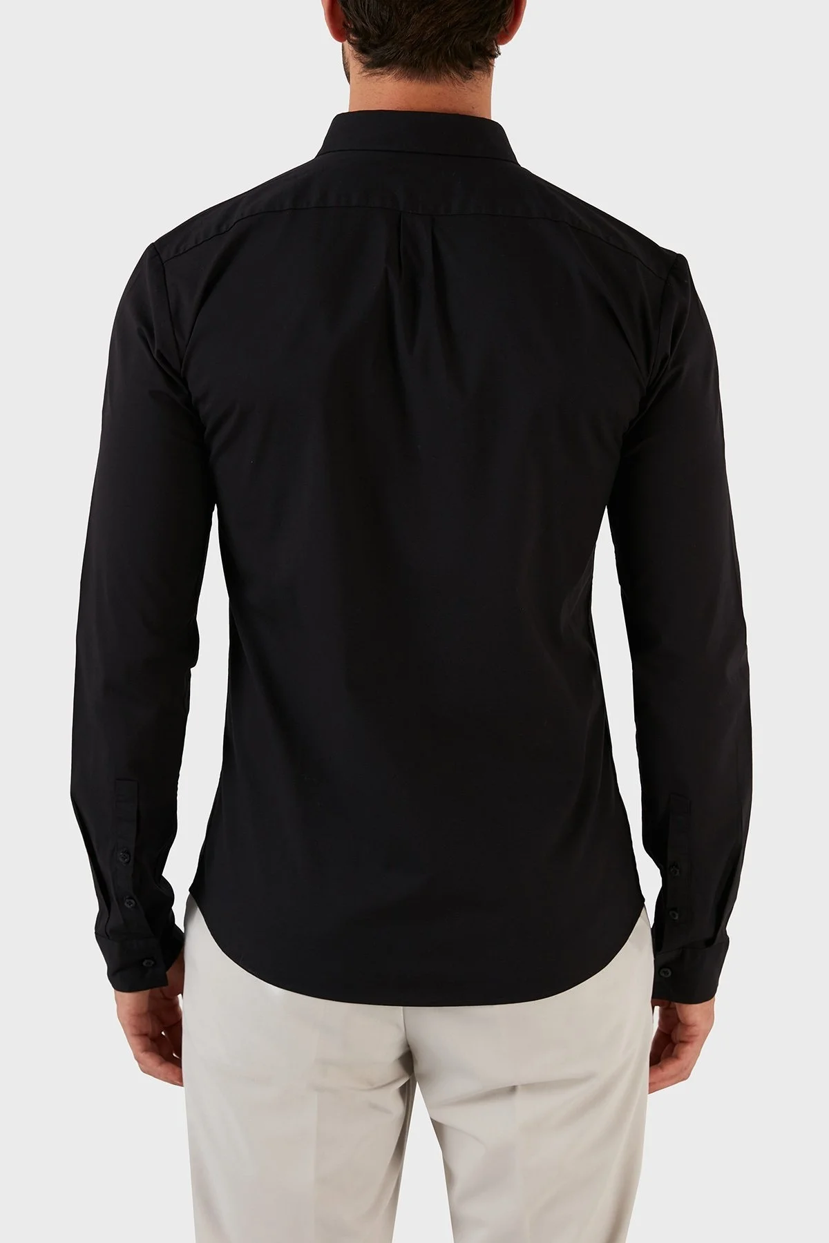 Hugo Pamuklu Streç Extra Slim Fit Erkek Gömlek 50475687 001 SİYAH - 2