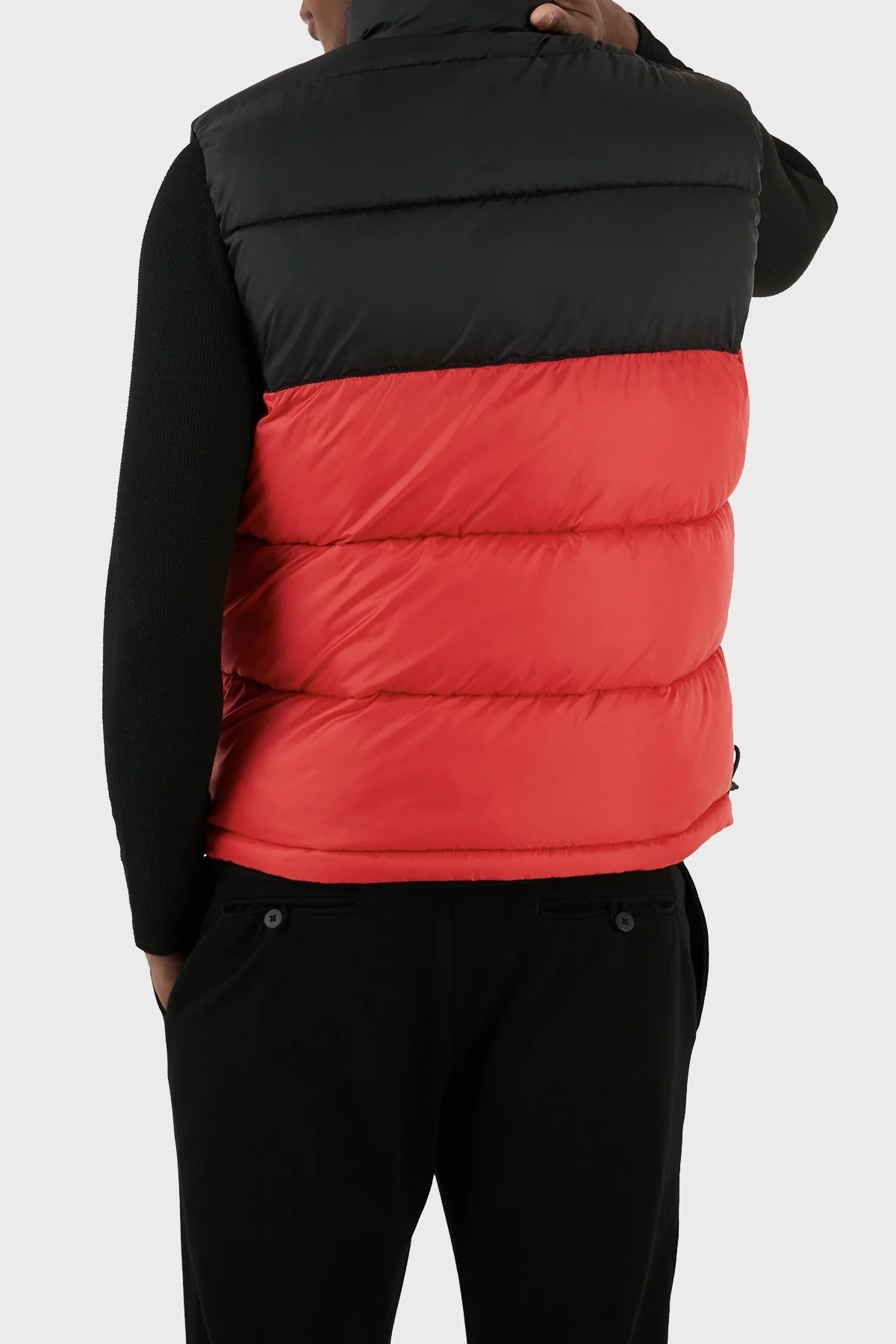 Hugo Regular Fit Dik Yaka Şişme Erkek Yelek 50496251 693 KIRMIZI - 3