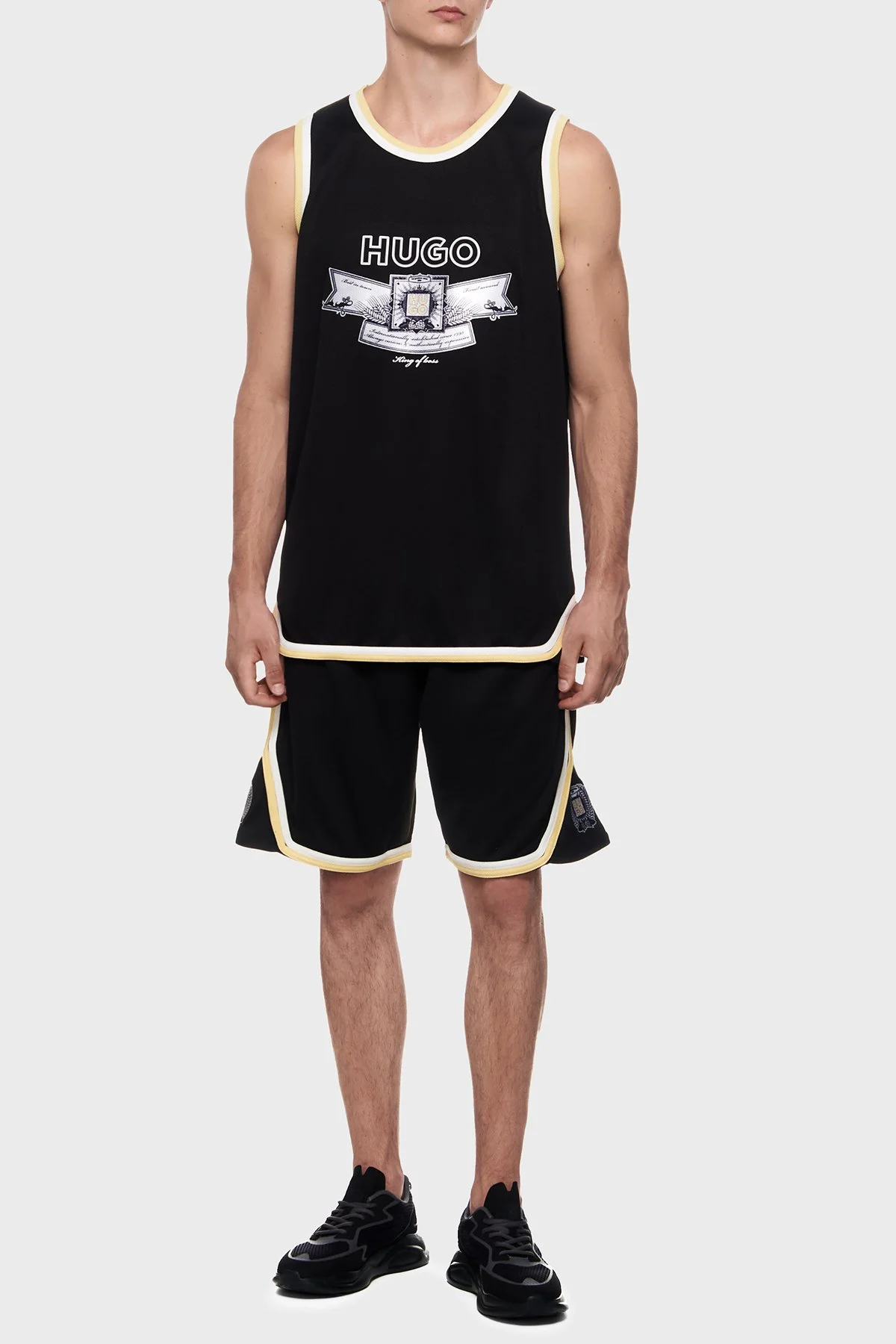 Hugo Relaxed Fit Logolu Erkek Short 50516089 001 SİYAH - 3