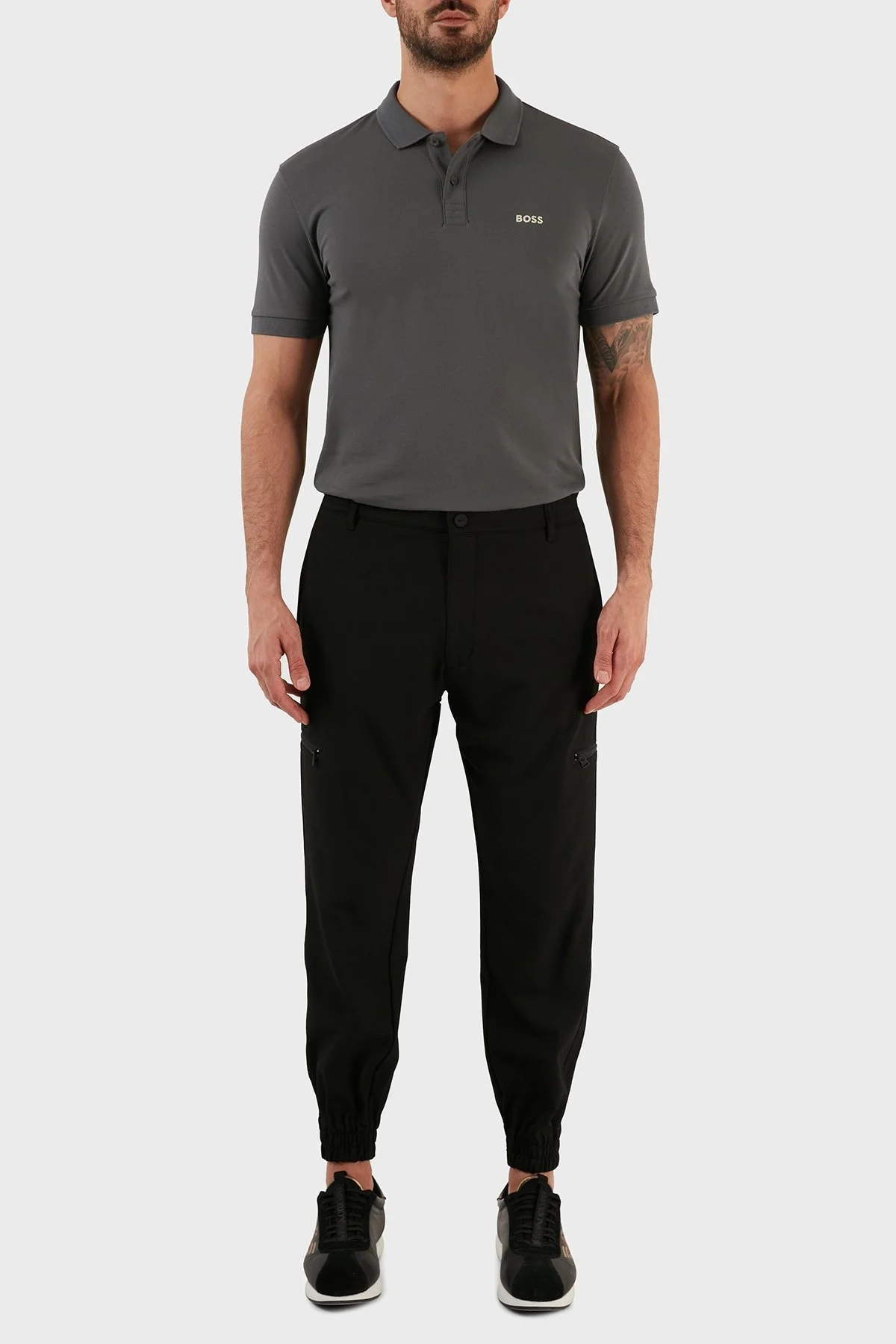Hugo Slim Fit Cepli Spor Erkek Pantolon 50474555 001 SİYAH - 1