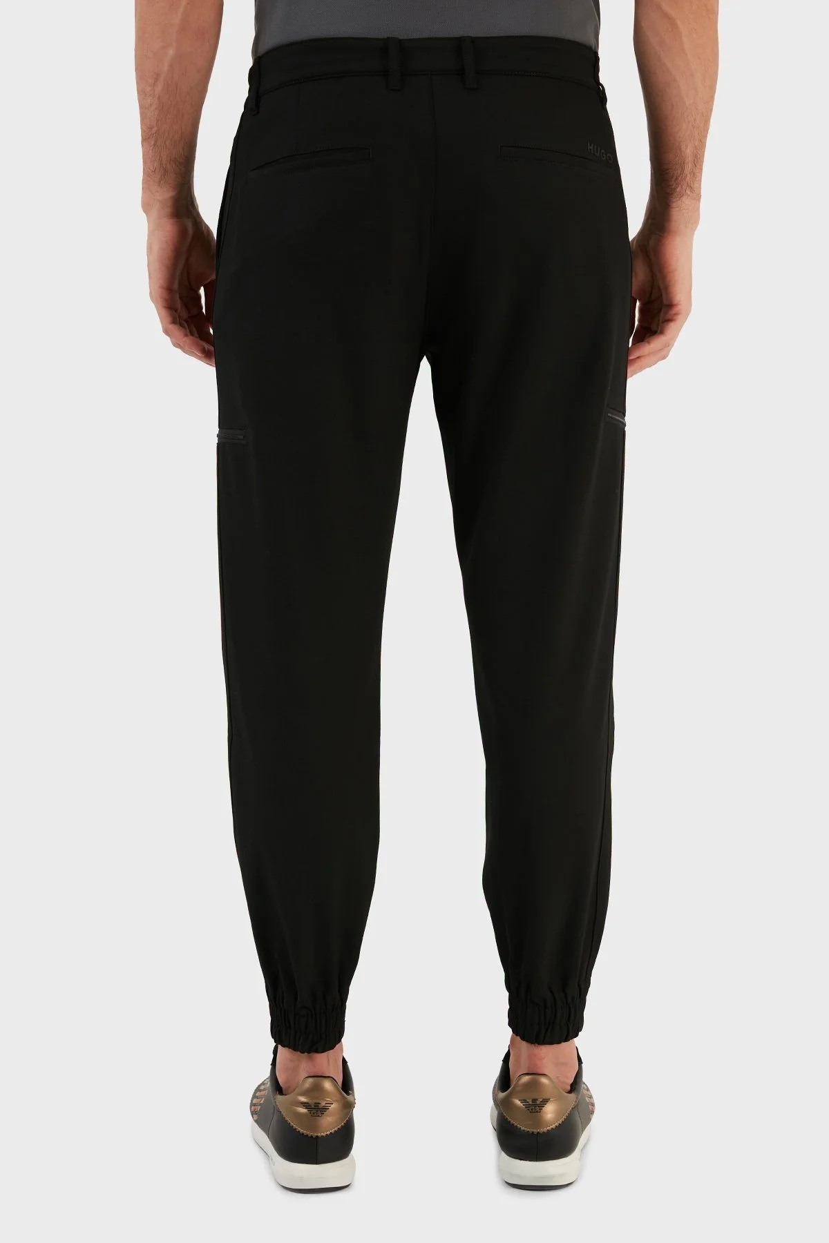 Hugo Slim Fit Cepli Spor Erkek Pantolon 50474555 001 SİYAH - 5