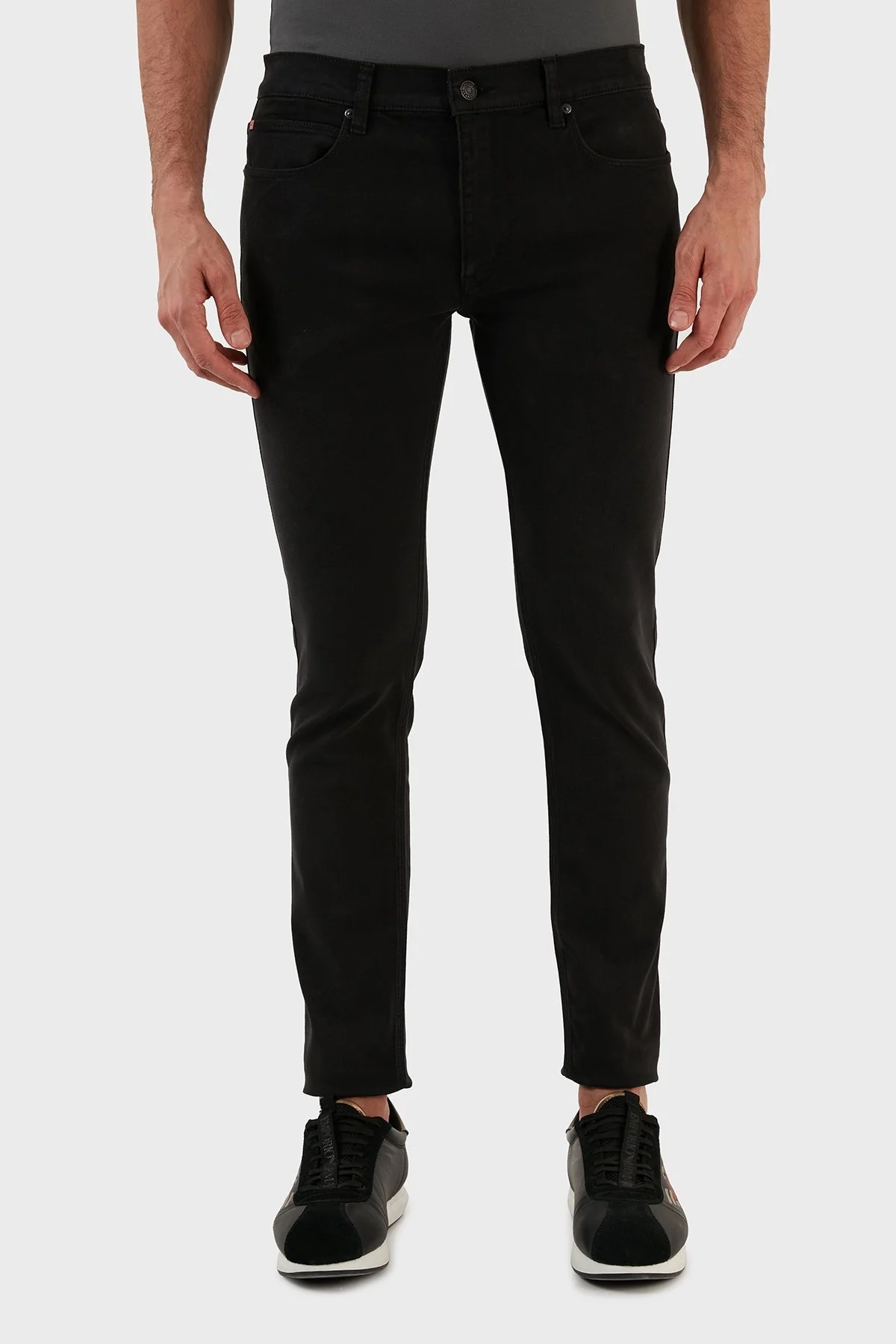 Hugo Slim Fit Dar Paça Pamuklu Jeans Erkek Kot Pantolon 50476225 001 SİYAH - 2