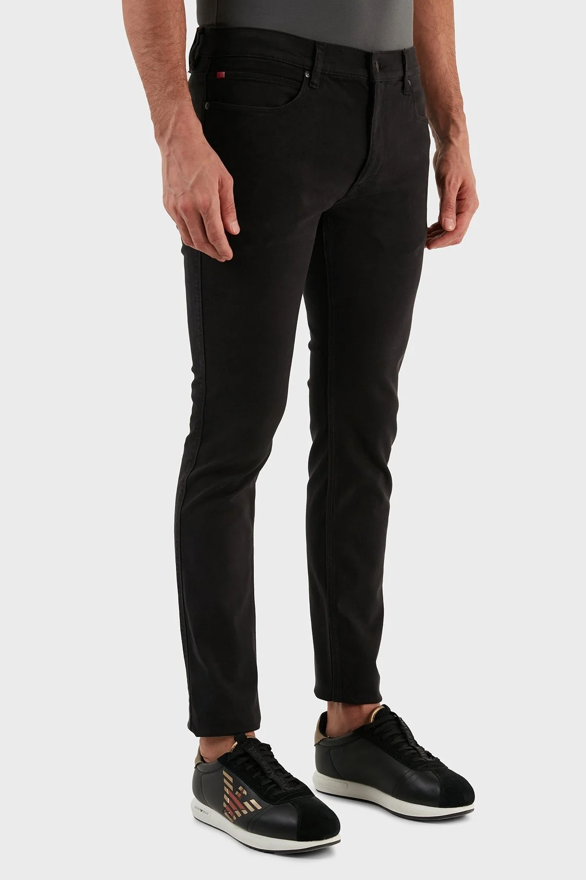 Hugo Slim Fit Dar Paça Pamuklu Jeans Erkek Kot Pantolon 50476225 001 SİYAH - 4