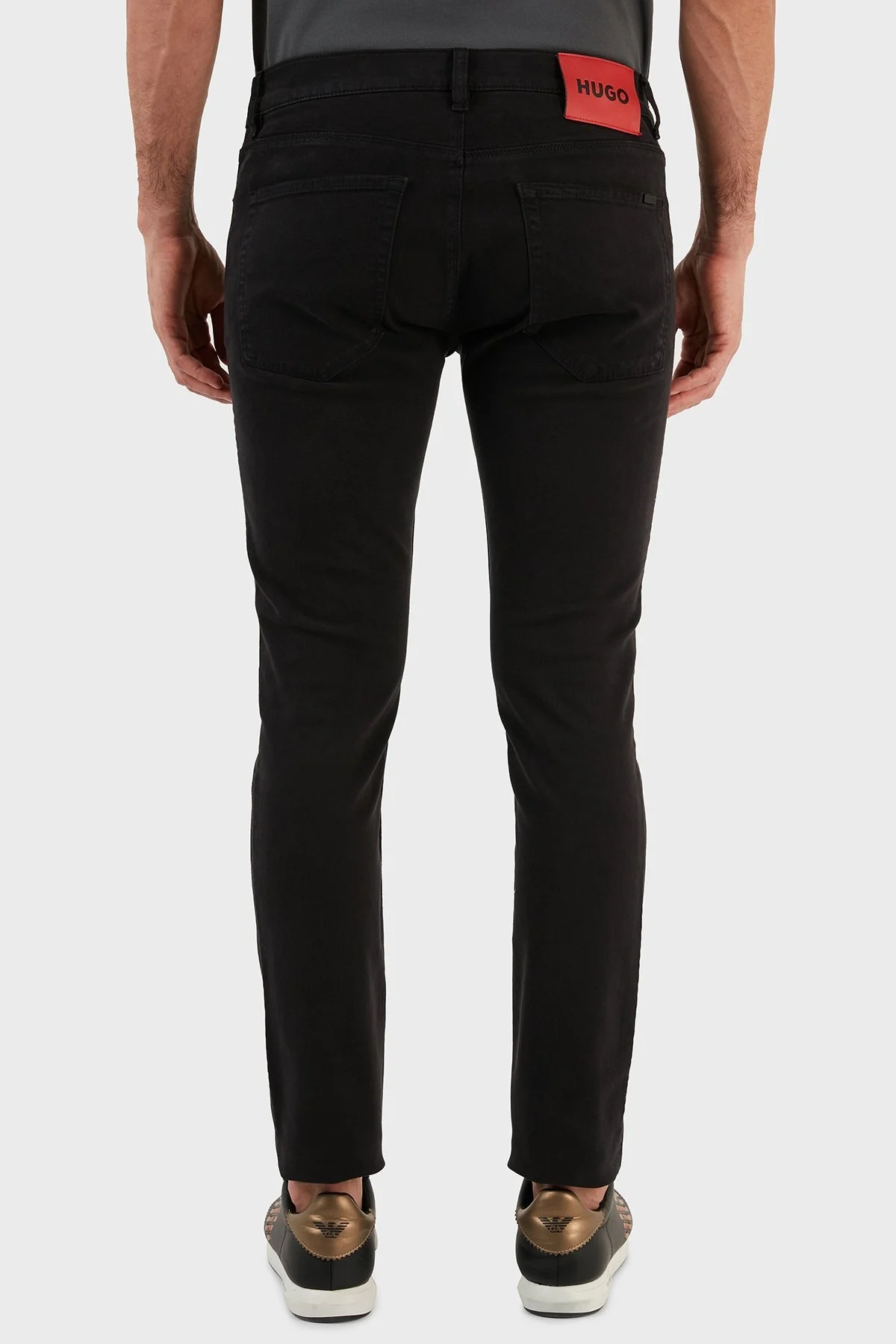 Hugo Slim Fit Dar Paça Pamuklu Jeans Erkek Kot Pantolon 50476225 001 SİYAH - 6