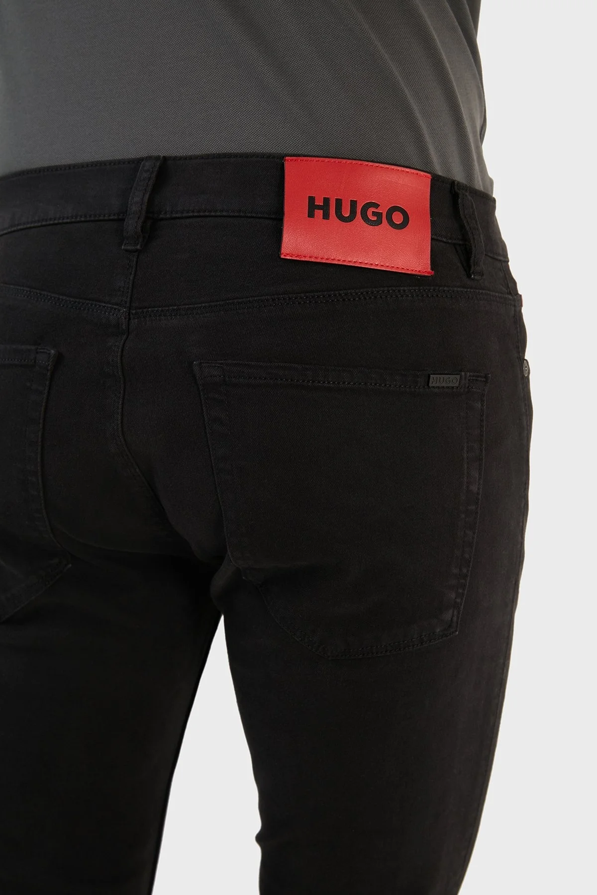 Hugo Slim Fit Dar Paça Pamuklu Jeans Erkek Kot Pantolon 50476225 001 SİYAH - 7
