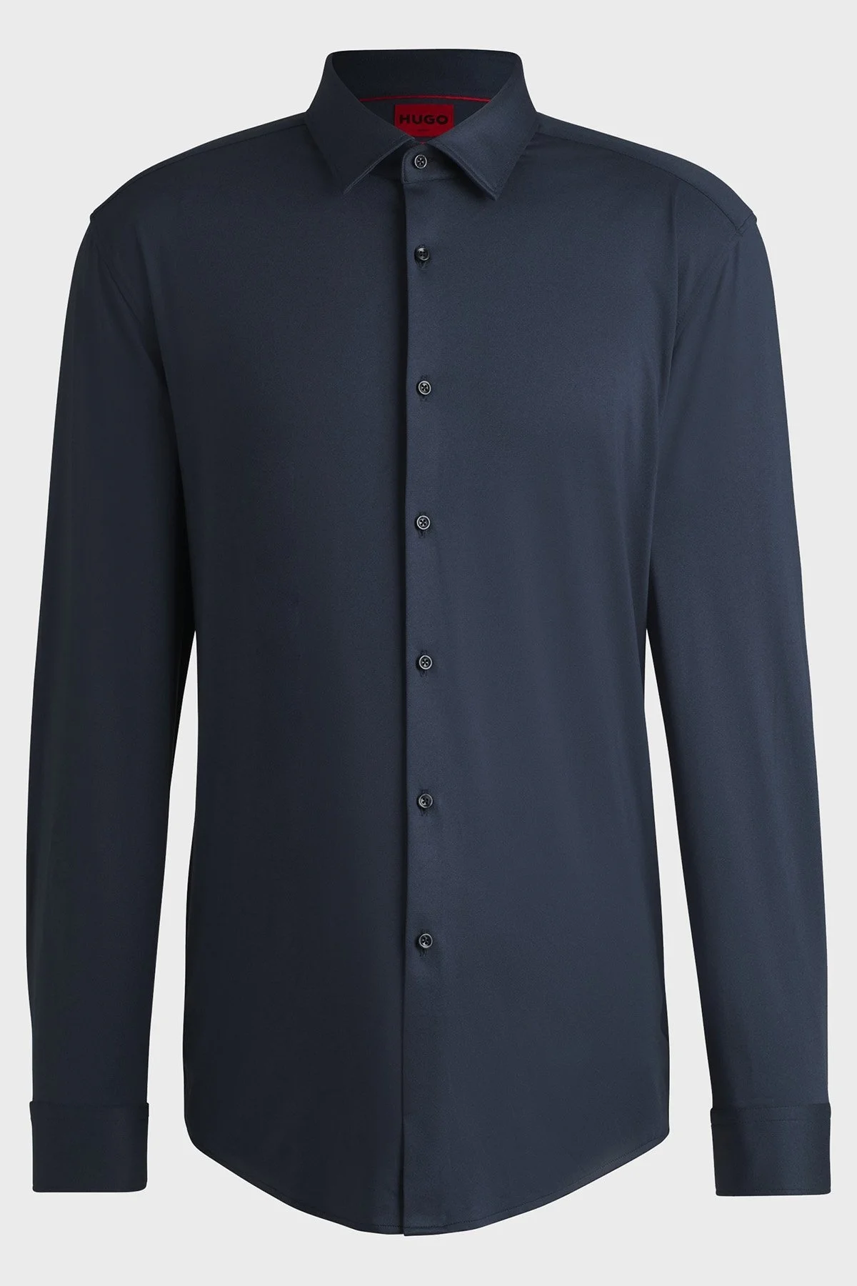 Hugo Slim Fit Jarse Erkek Gömlek 50519844 405 LACİVERT - 12