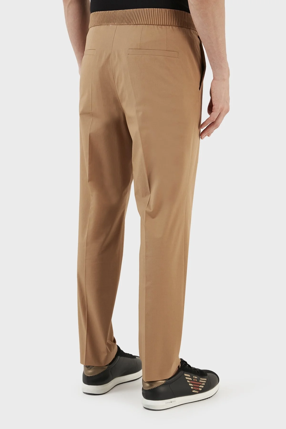 Hugo Streç Pamuklu Ekstra Slim Fit Beli Büzgü Bağlamalı Erkek Pantolon 50488035 231 KAHVE - 6