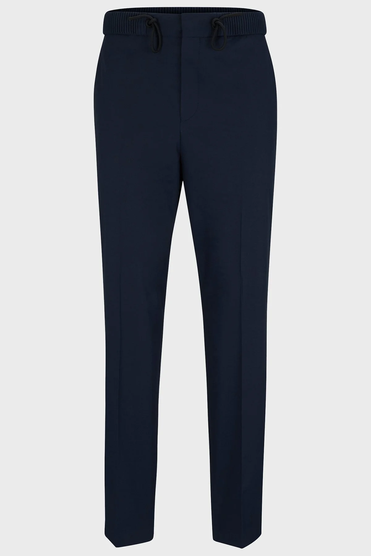 Hugo Streç Pamuklu Ekstra Slim Fit Beli Büzgü Bağlamalı Erkek Pantolon 50488035 405 LACİVERT - 6