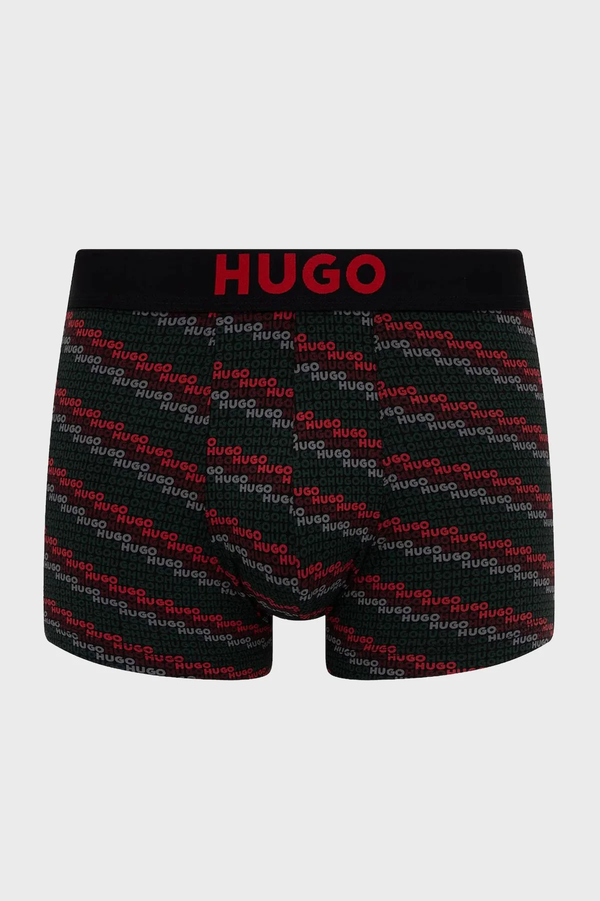 Hugo Streç Pamuklu Logolu 3 Pack Erkek Boxer 50549140 960 SİYAH - 2