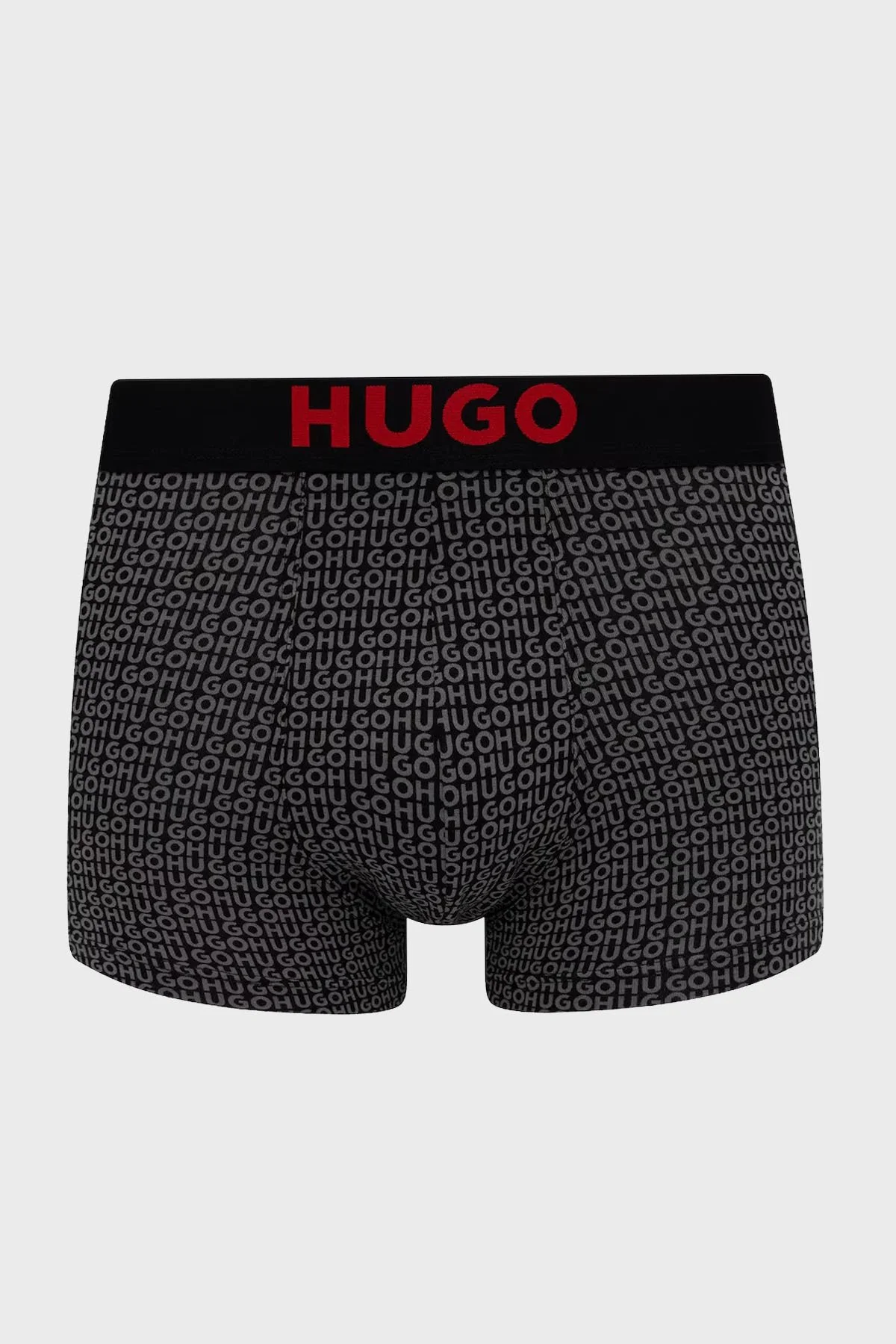 Hugo Streç Pamuklu Logolu 3 Pack Erkek Boxer 50549140 960 SİYAH - 3