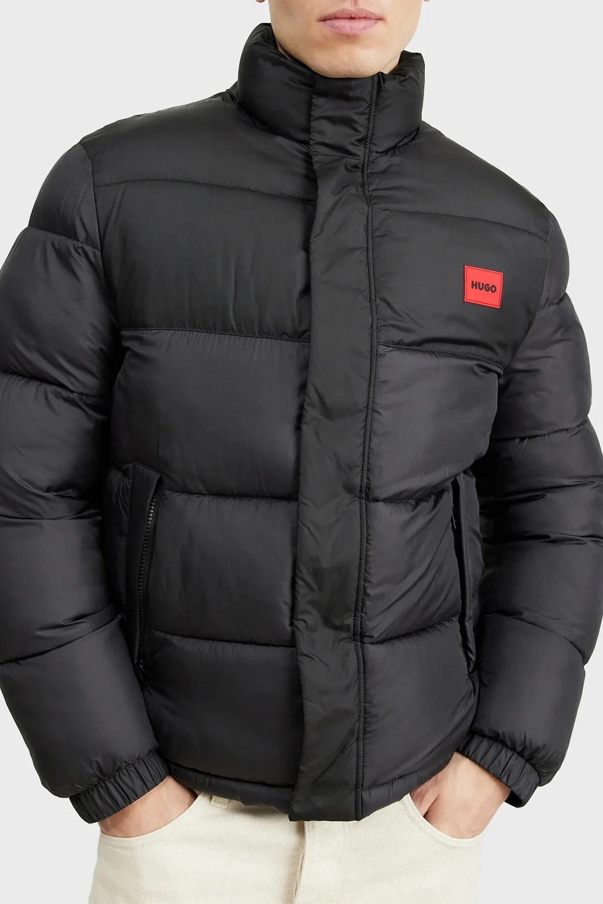 Hugo Su İtici Regular Fit Dik Yaka Şişme Erkek Mont 50496244 023 SİYAH - 1