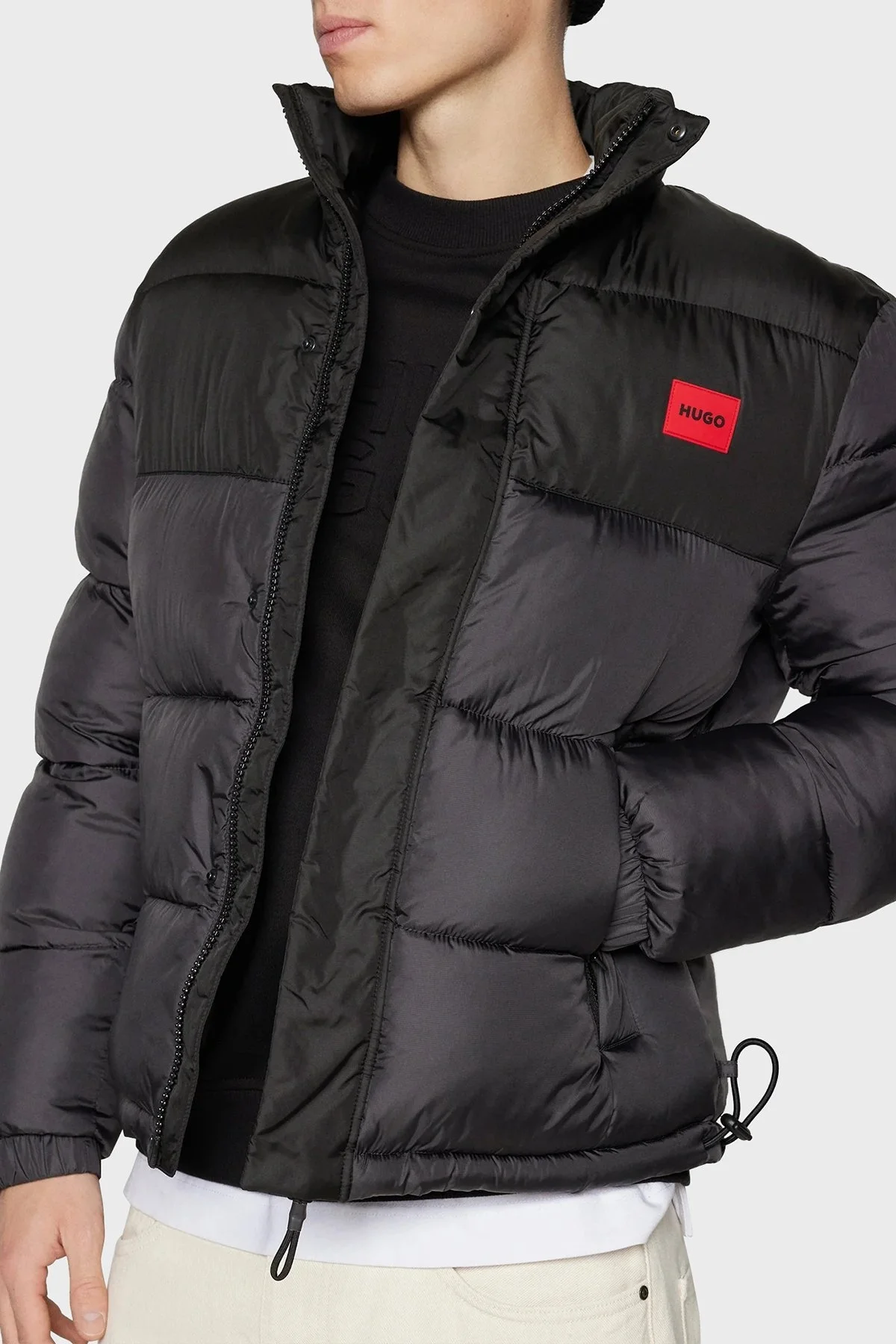 Hugo Su İtici Regular Fit Dik Yaka Şişme Erkek Mont 50496244 023 SİYAH - 2