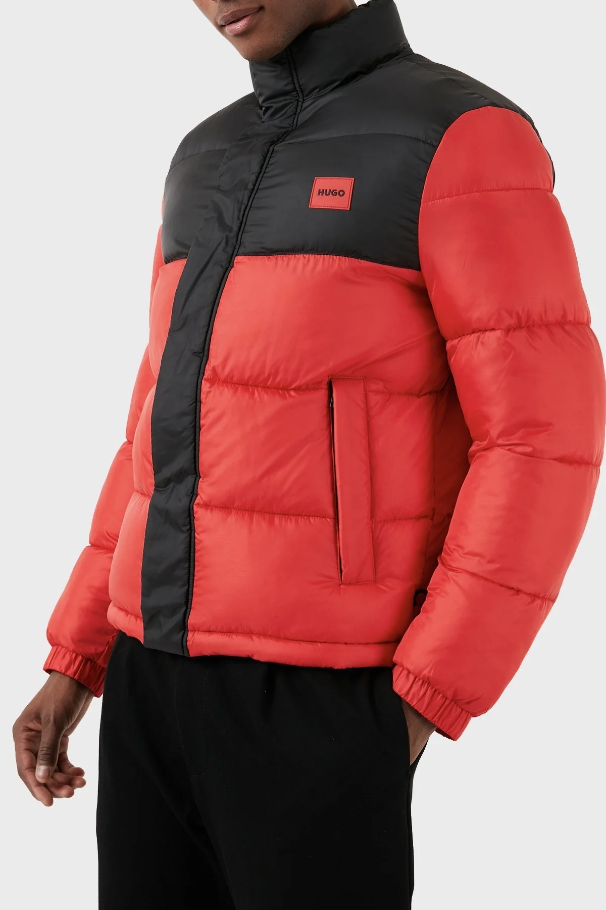 Hugo Su İtici Regular Fit Dik Yaka Şişme Erkek Mont 50496244 693 KIRMIZI - 2