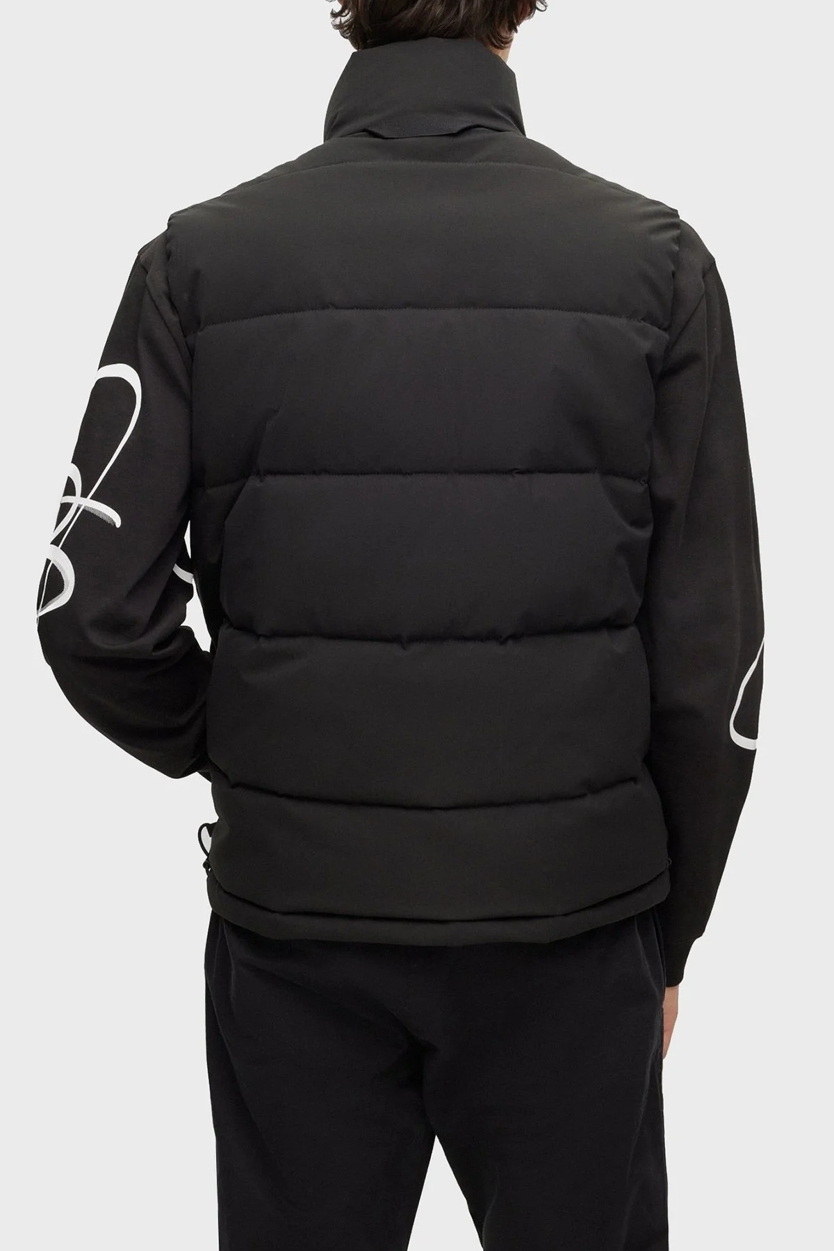 Hugo Su Tutmaz Slim Fit Dik Yaka Erkek Yelek 50493106 001 SİYAH - 2