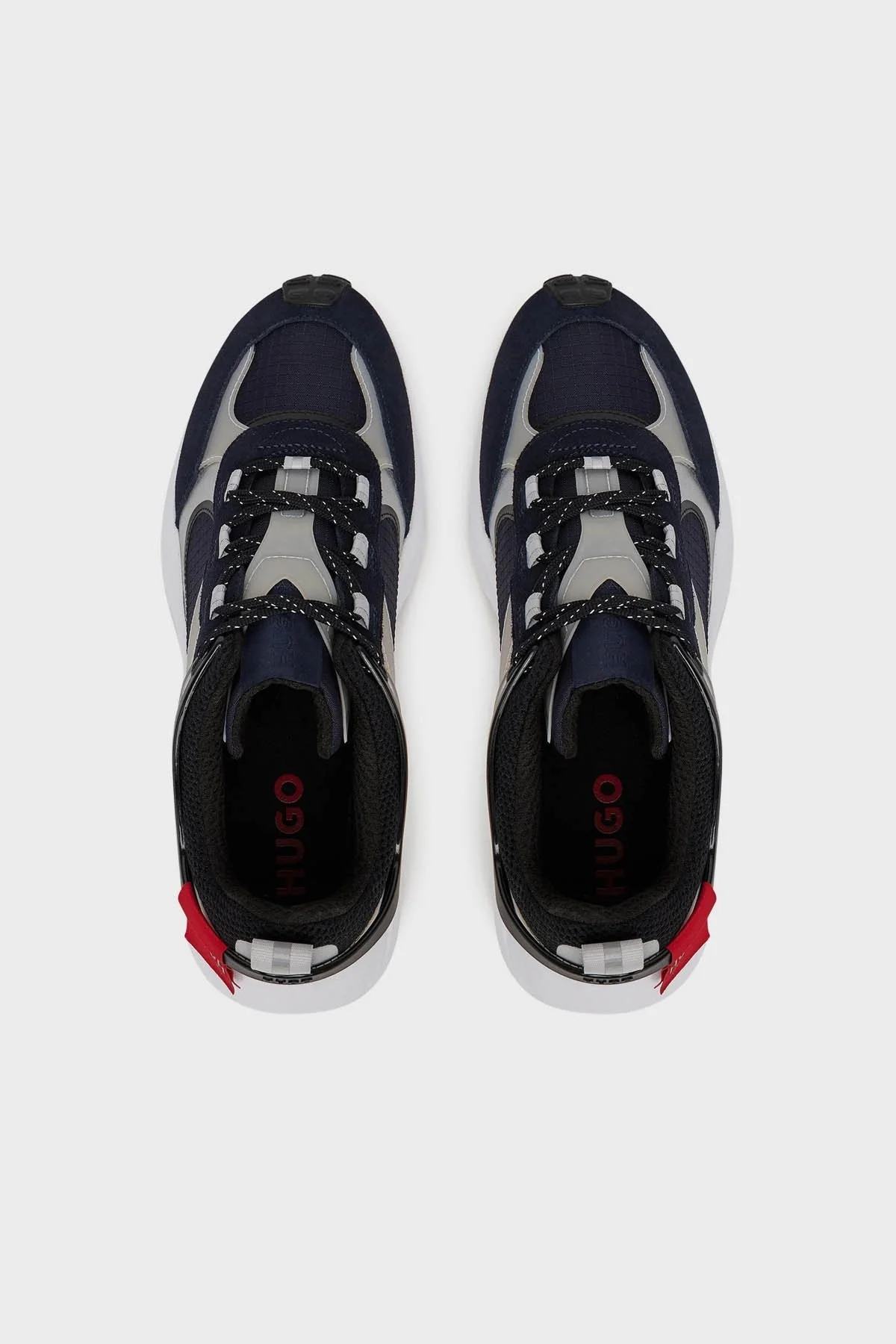 Hugo Süet ve Fileli Sneaker Erkek Ayakkabı 50541703 408 LACİVERT - 3