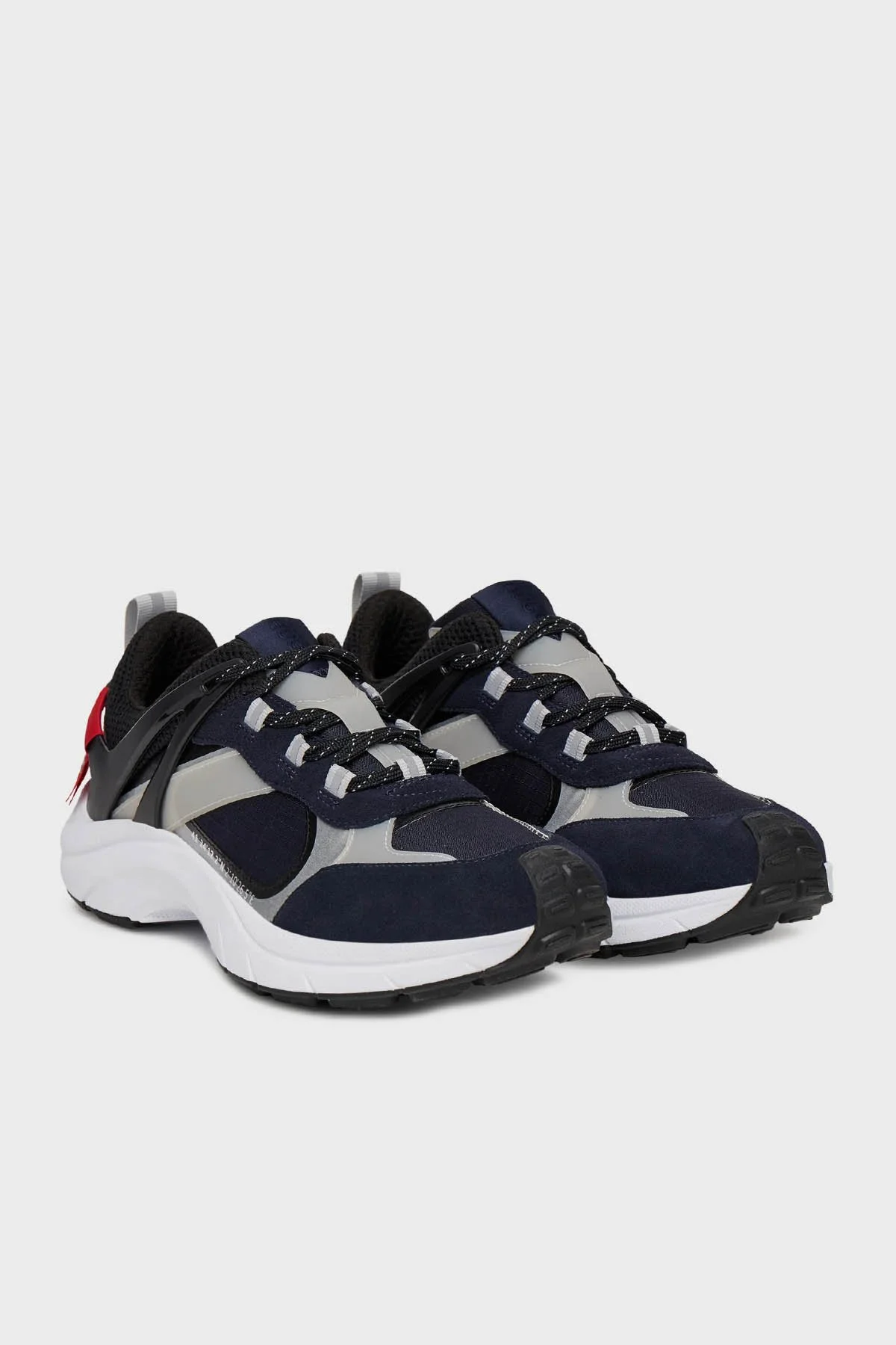 Hugo Süet ve Fileli Sneaker Erkek Ayakkabı 50541703 408 LACİVERT - 2