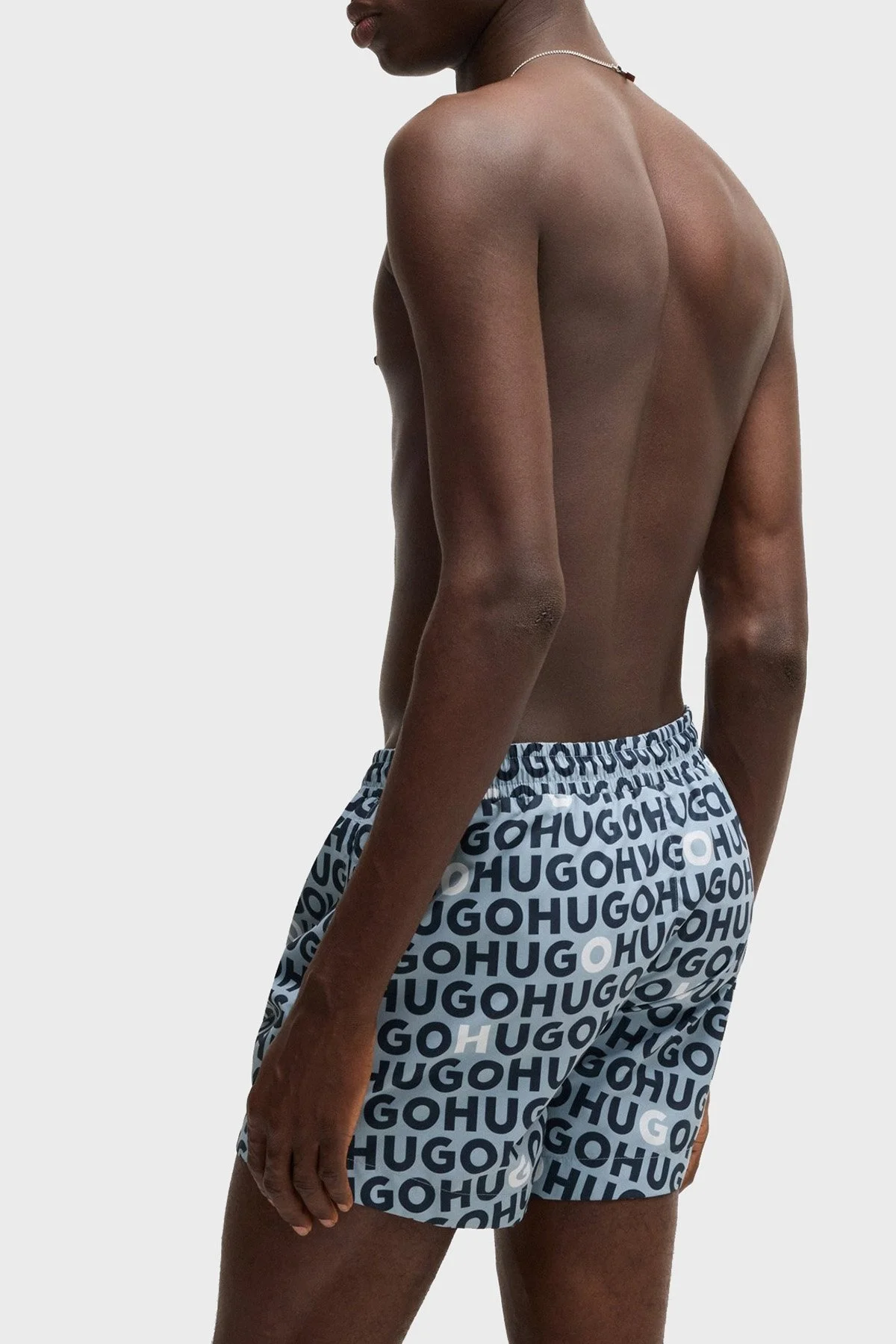 Hugo Tamamı Logolu Cepli Erkek Mayo Short 50535412 483 MAVİ - 3