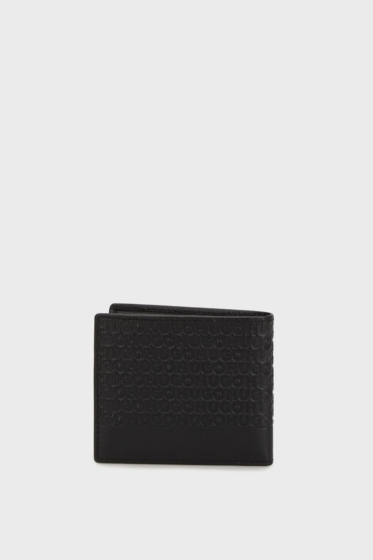 Hugo Tamamı Logolu Deri Erkek Cüzdan 50548321 001 SİYAH - 2