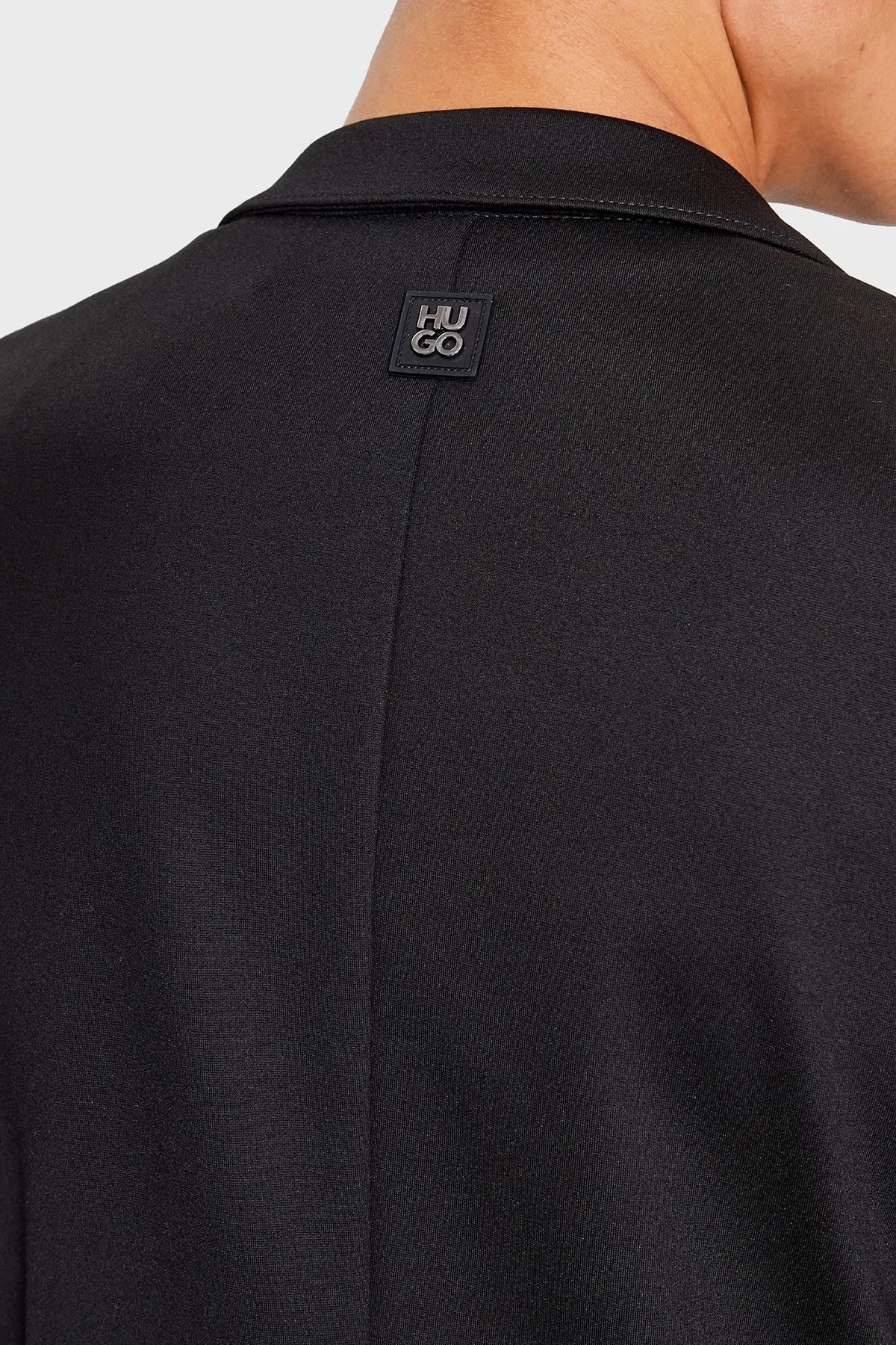 Hugo Tek Yırtmaçlı Slim Fit Blazer Erkek Ceket 50500194 001 SİYAH - 4