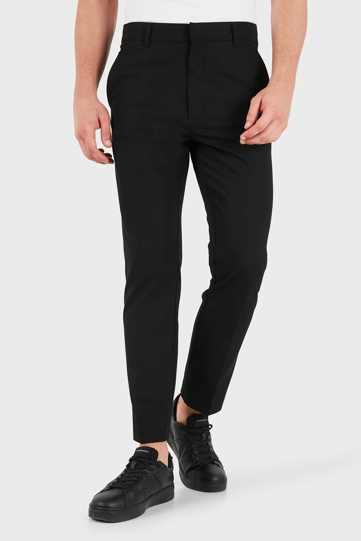 Hugo Yün Karışımlı Regular Fit Düz Paça Erkek Pantolon 50564009 001 Siyah - 1