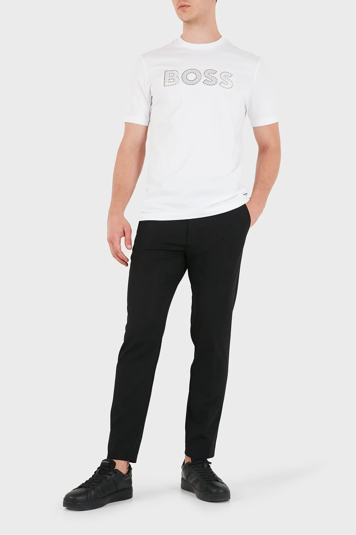 Hugo Yün Karışımlı Regular Fit Düz Paça Erkek Pantolon 50564009 001 Siyah - 2