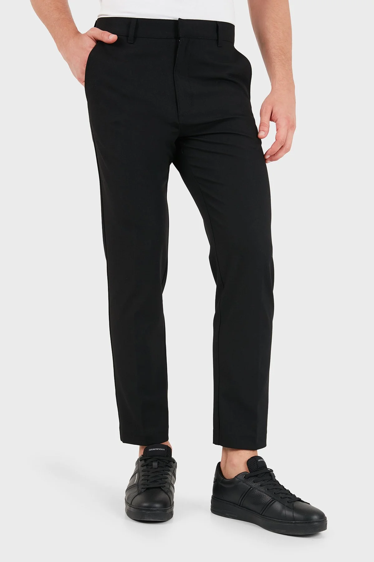Hugo Yün Karışımlı Regular Fit Düz Paça Erkek Pantolon 50564009 001 Siyah - 4