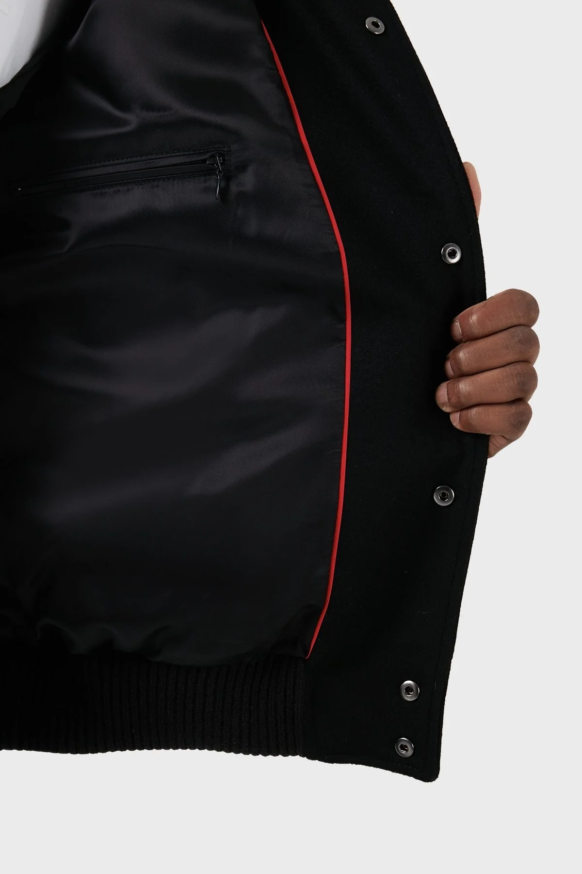 Hugo Yün ve Kaşmir Karışımlı Regular Fit Bomber Erkek Ceket 50503394 001 SİYAH - 6