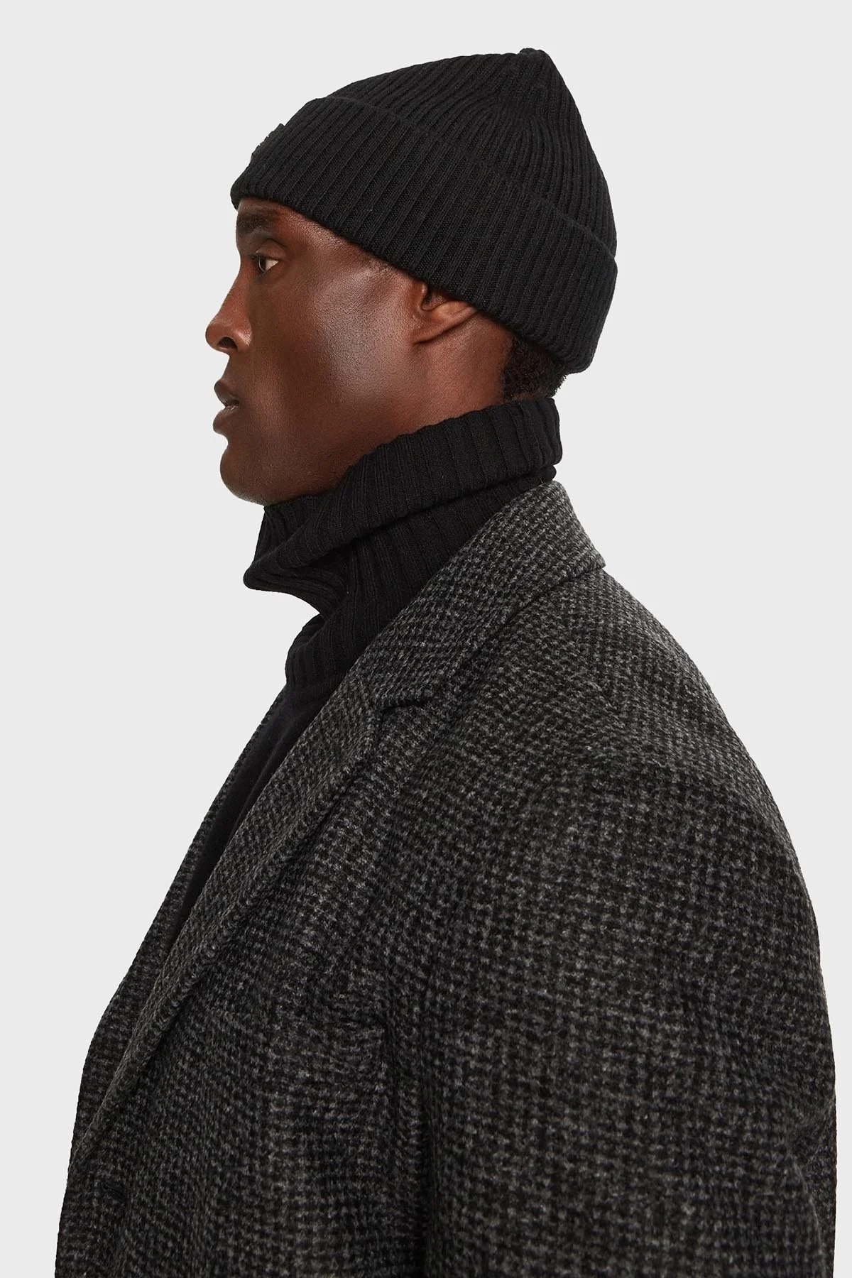 Hugo Yünlü Logolu Erkek Bere 50527250 001 SİYAH - 3