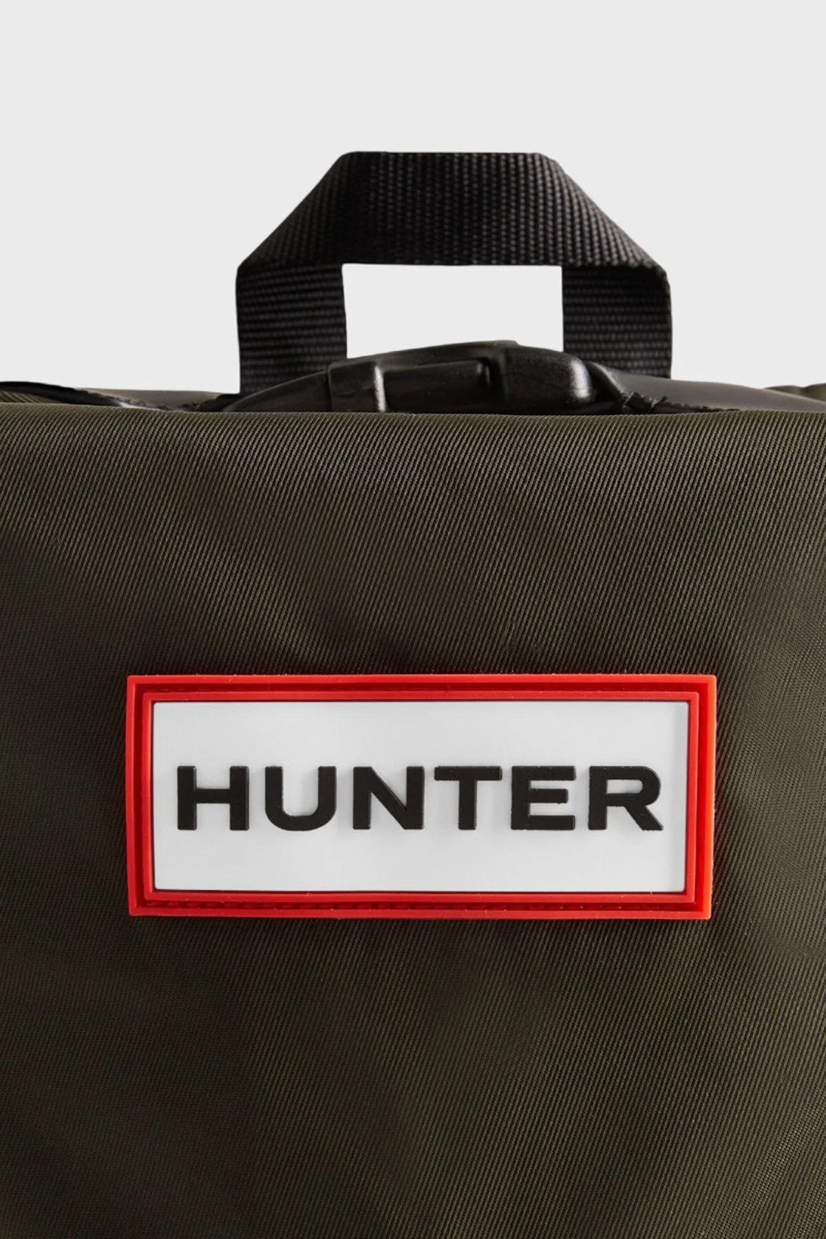 Hunter Logolu Ayarlanabilir Askılı Unisex Sırt Çantası UBB6017ACDDOV KOYU YEŞİL - 6