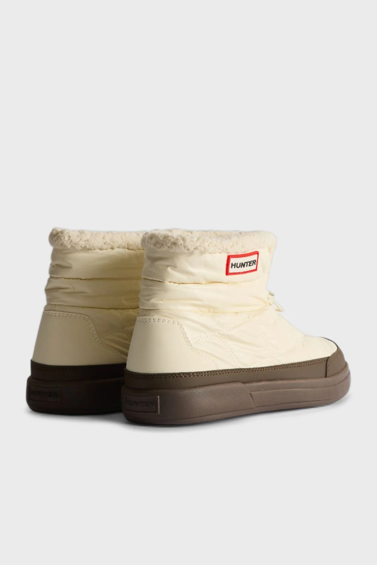 Hunter Logolu Bağcıklı Bayan Kar Botu HFRW0011252WC BEYAZ - 3