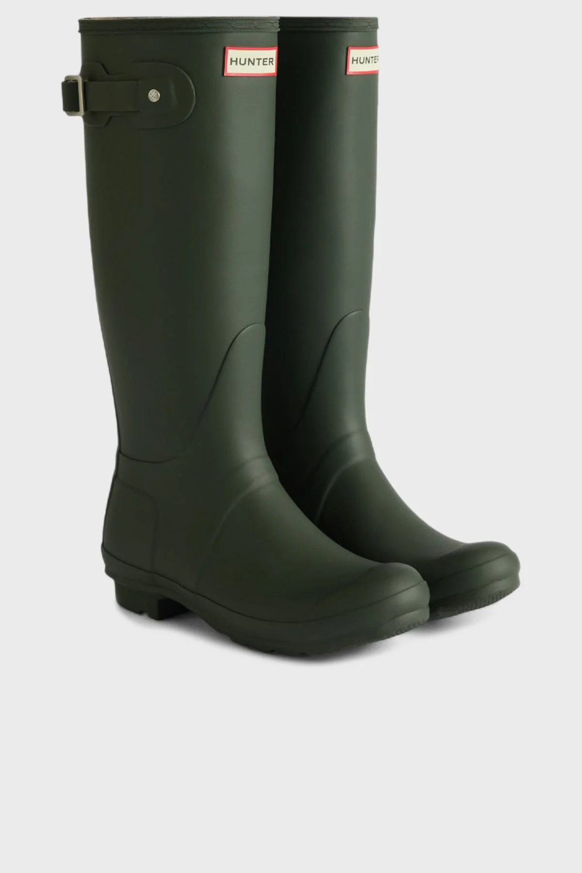 Hunter Logolu Su Geçirmez Bayan Yağmur Çizmesi HFRW0008242DOV KOYU YEŞİL - 2