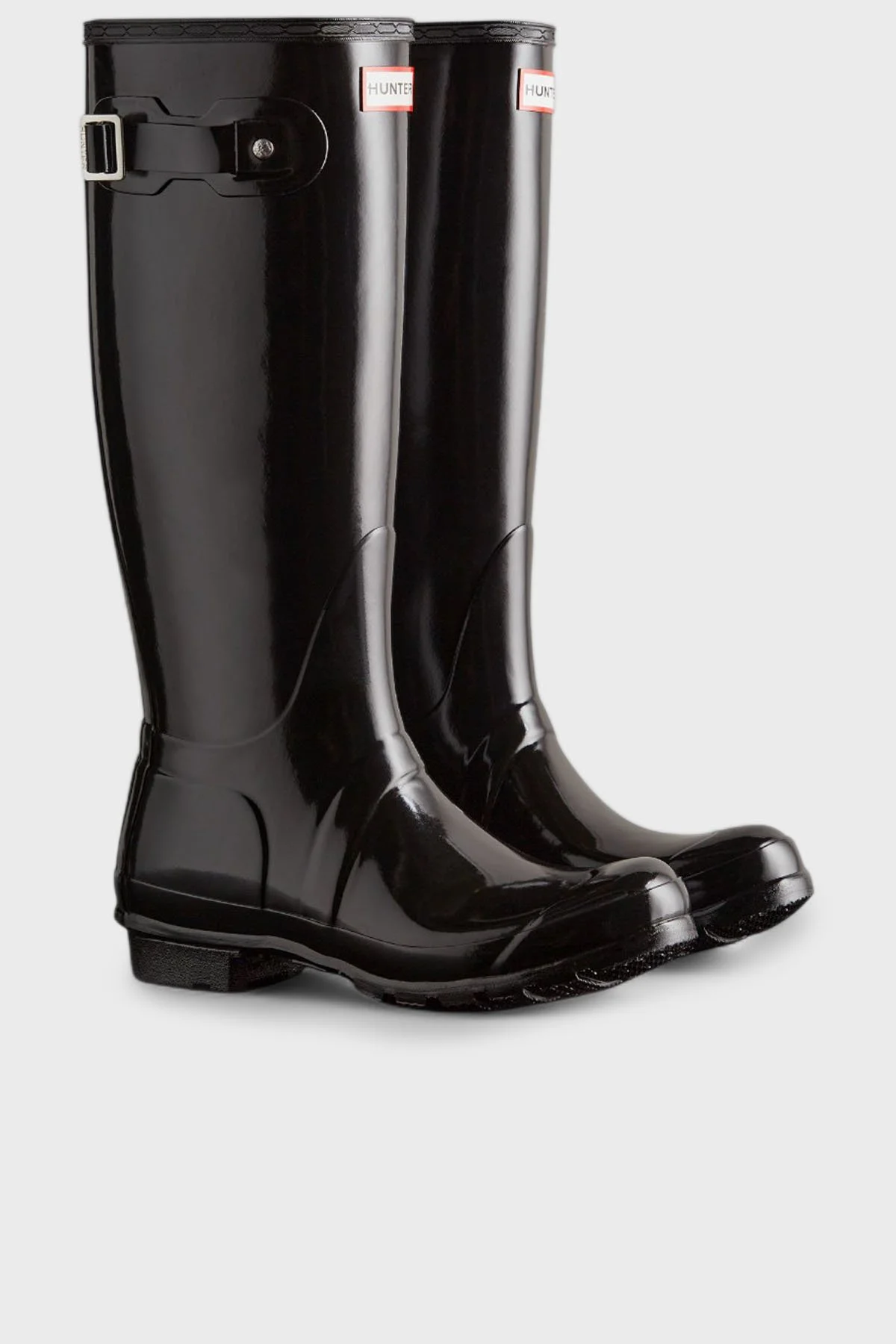 Hunter Logolu Su Geçirmez Parlak Uzun Bayan Bot WFT1000RGLBLK SİYAH - 2