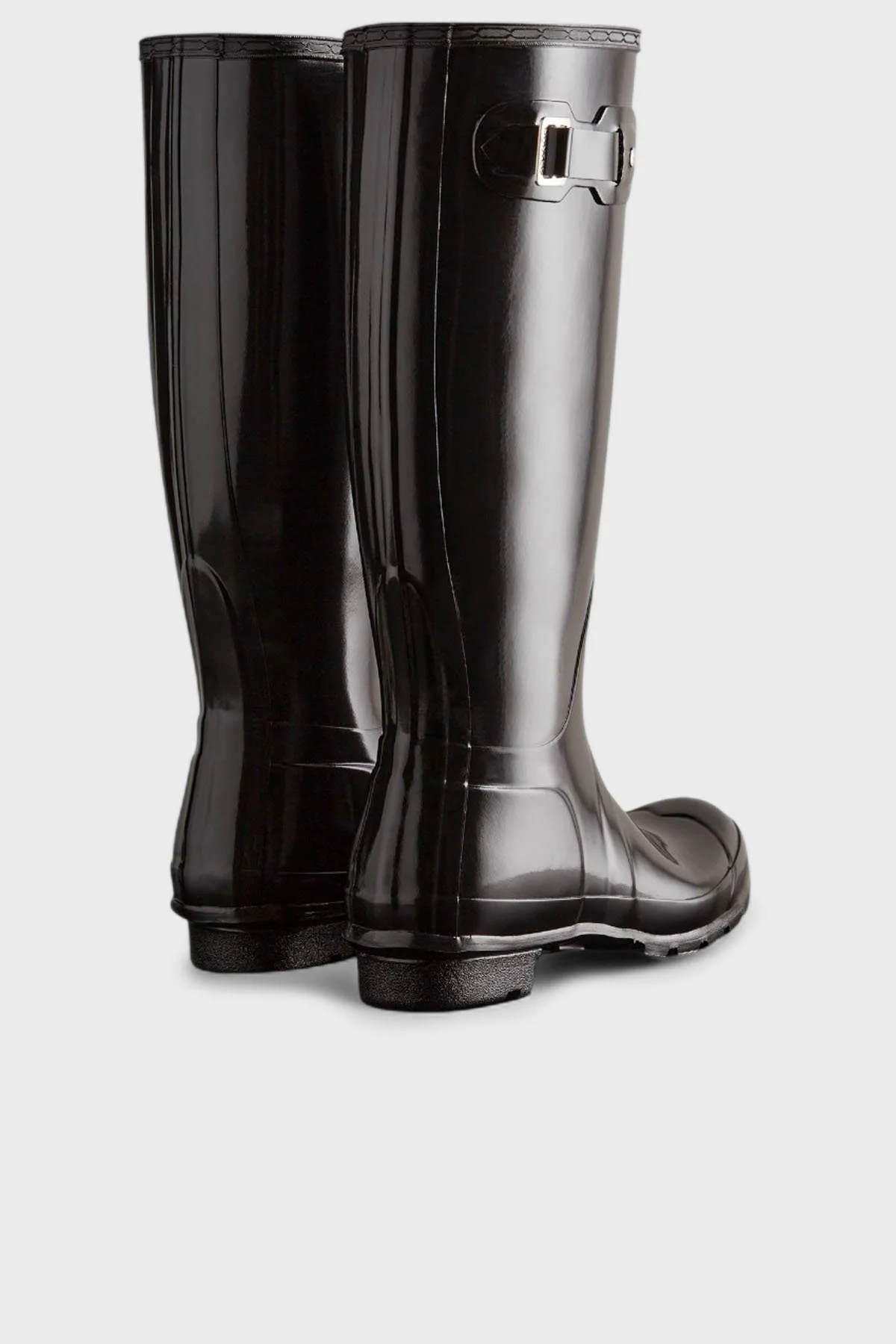 Hunter Logolu Su Geçirmez Parlak Uzun Bayan Bot WFT1000RGLBLK SİYAH - 3