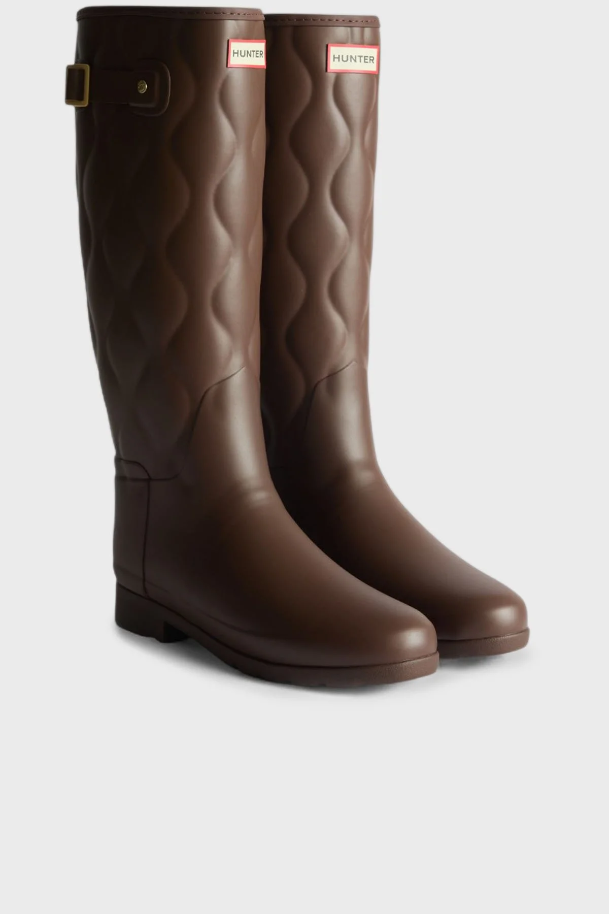 Hunter Logolu Su Geçirmez Uzun Bayan Bot HFRW0015252BBT KAHVE - 2