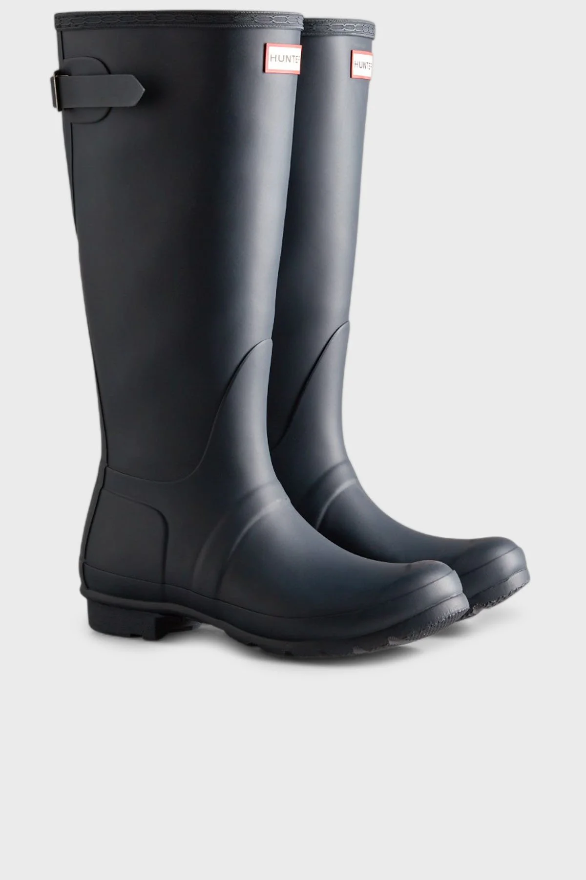 Hunter Logolu Su Geçirmez Uzun Bayan Bot WFT1001RMANVY LACİVERT - 2