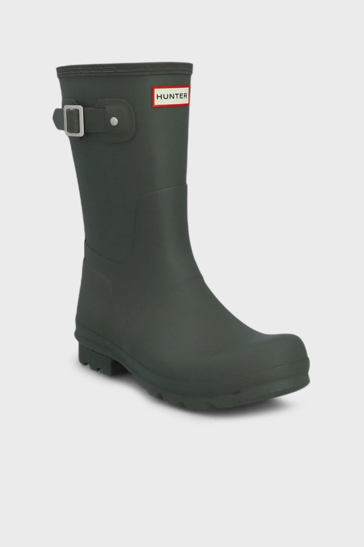 Hunter Logolu Su Geçirmez Uzun Erkek Yağmur Çizmesi HFRM0003252DOV KOYU YEŞİL - 3