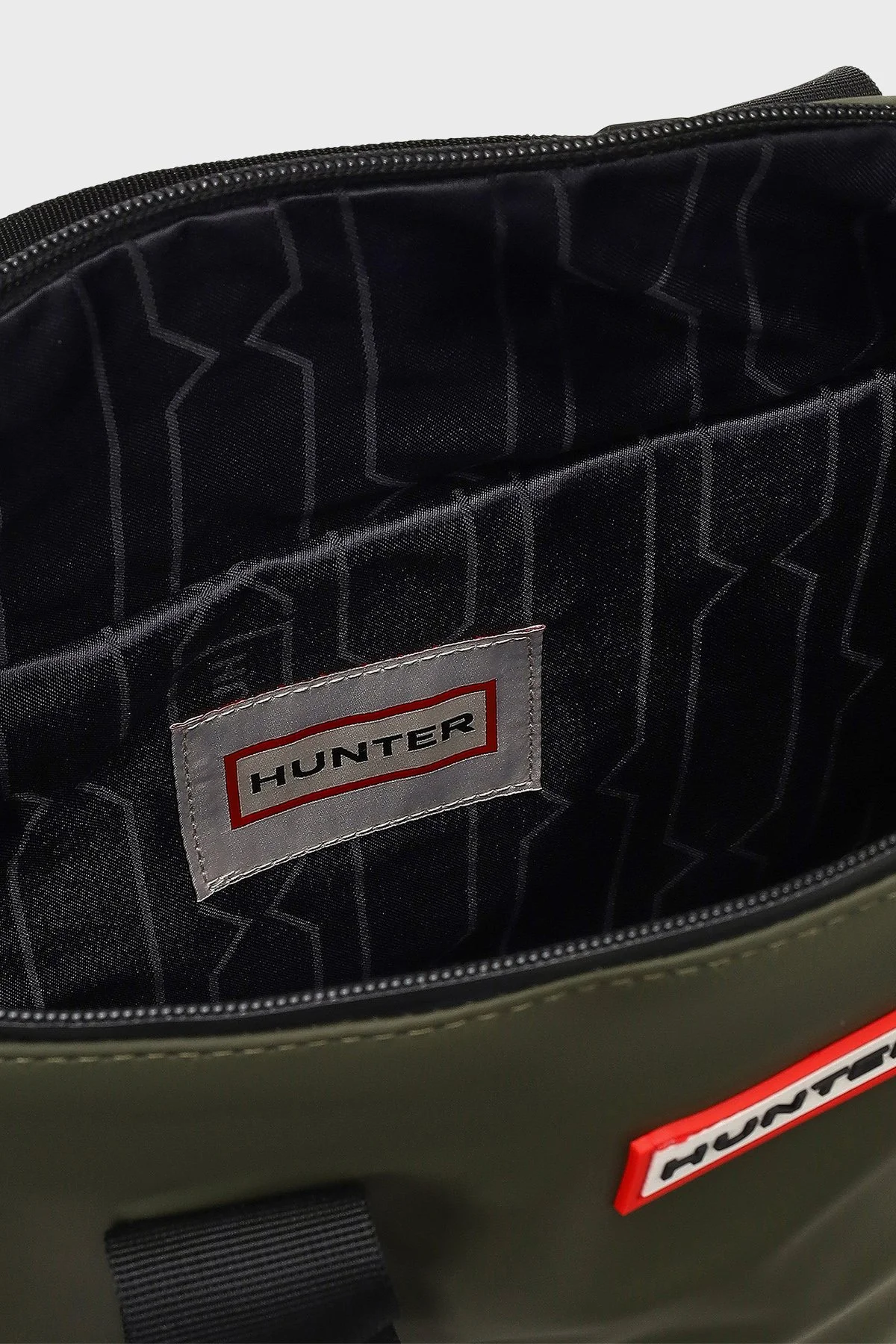 Hunter Logolu Suya Dayanıklı Ayarlanabilir Askılı Unisex Çanta HXRU0059252KM KOYU HAKİ - 4