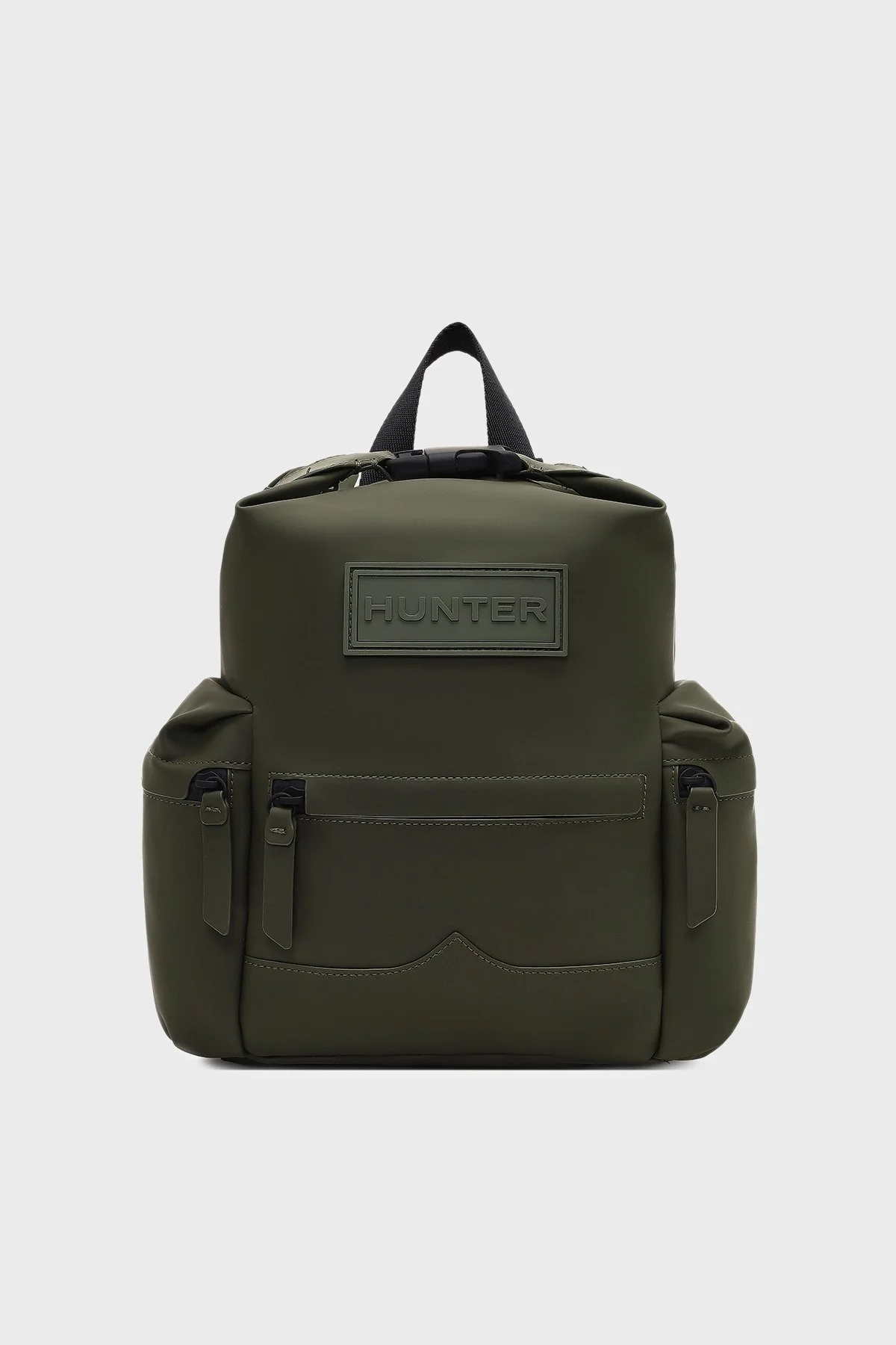 Hunter Logolu Suya Dayanıklı Ayarlanabilir Unisex Sırt Çantası HXRU0005252KM KOYU HAKİ - 1