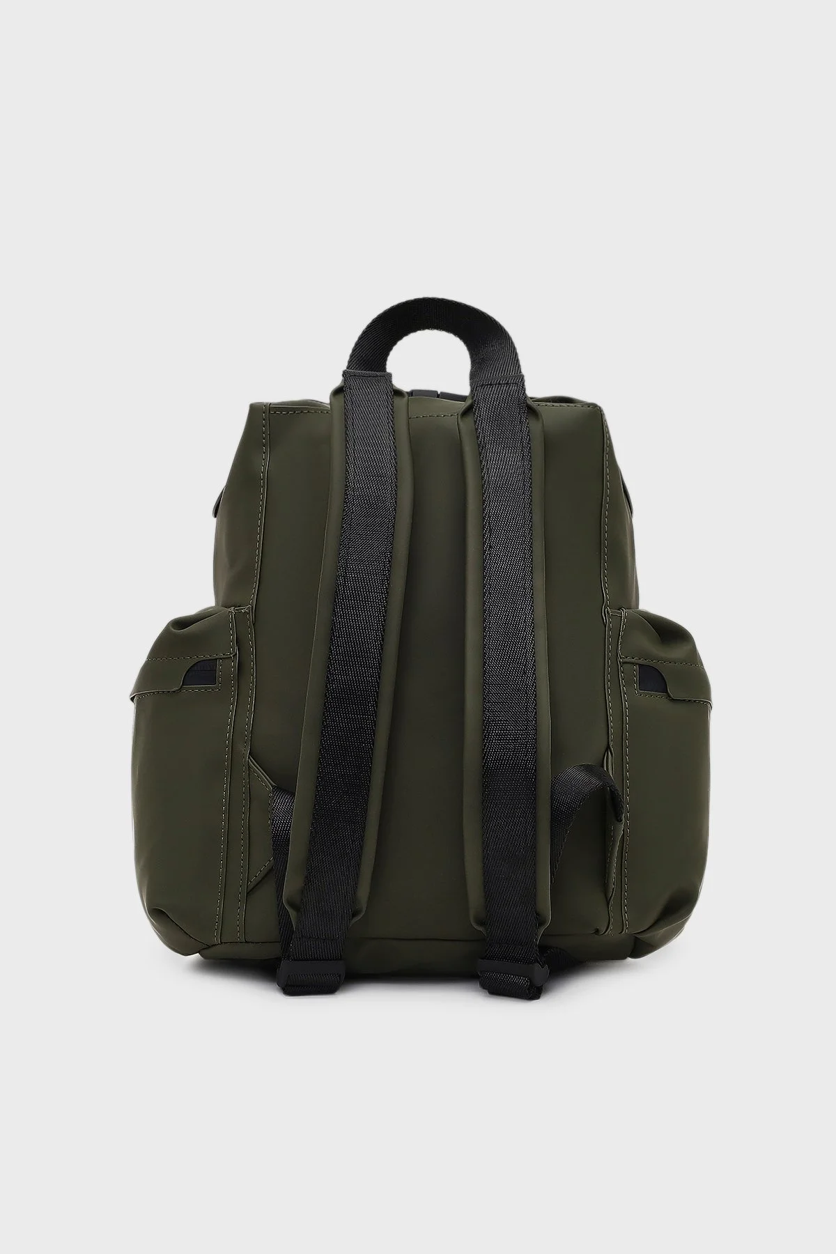 Hunter Logolu Suya Dayanıklı Ayarlanabilir Unisex Sırt Çantası HXRU0005252KM KOYU HAKİ - 3