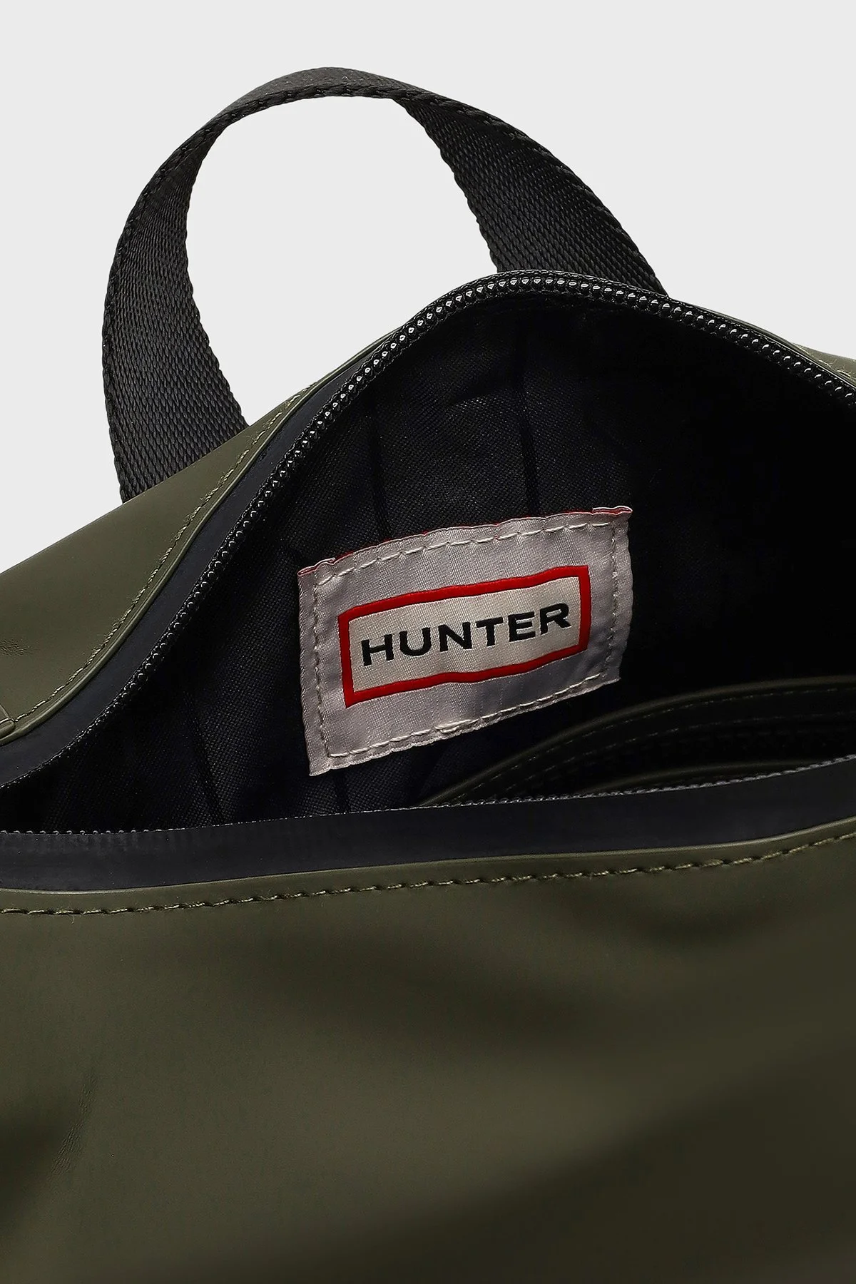 Hunter Logolu Suya Dayanıklı Ayarlanabilir Unisex Sırt Çantası HXRU0005252KM KOYU HAKİ - 5