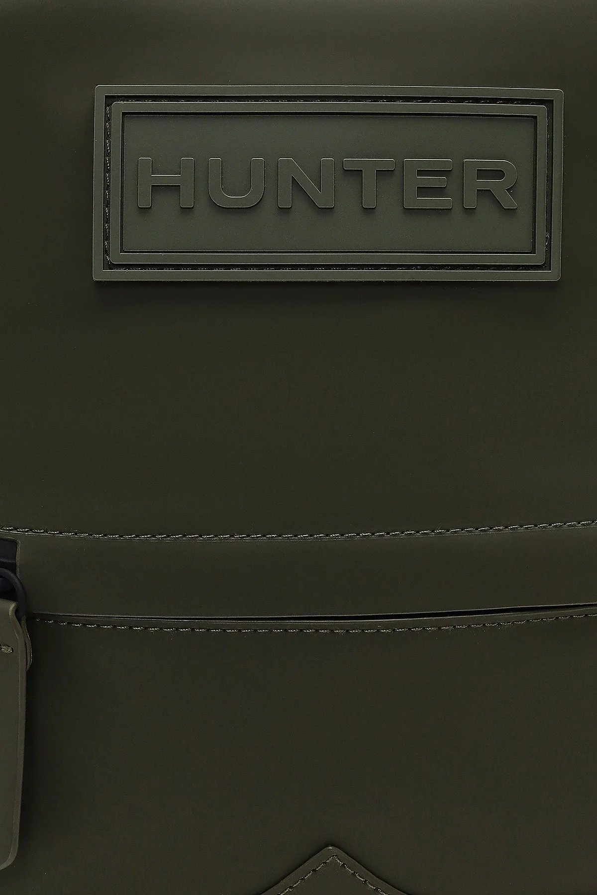 Hunter Logolu Suya Dayanıklı Ayarlanabilir Unisex Sırt Çantası HXRU0005252KM KOYU HAKİ - 6