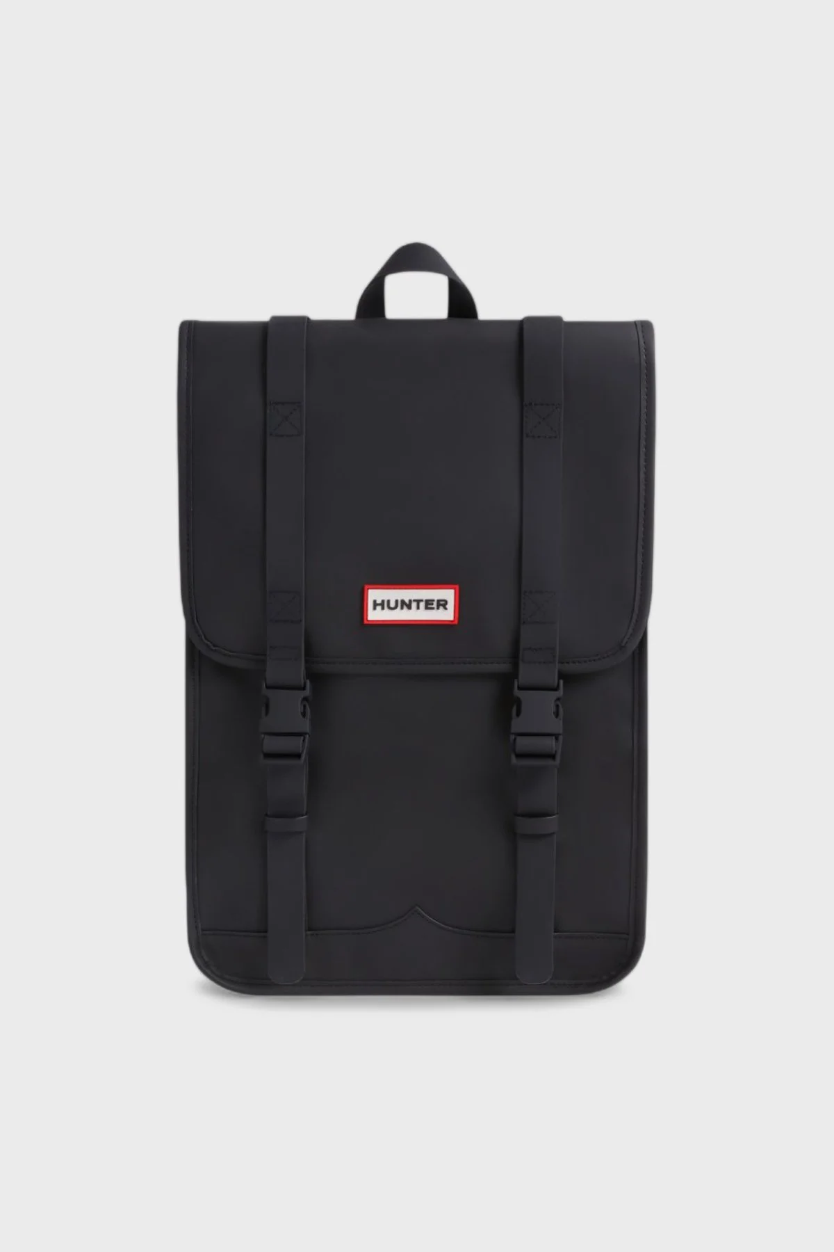 Hunter Logolu Suya Dayanıklı Unisex Sırt Çantası HXRU0054252HB SİYAH - 1