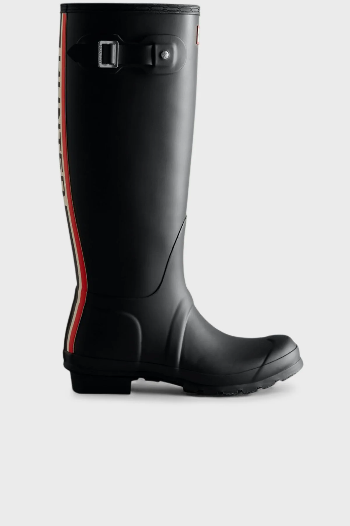 Hunter Su Geçirmez Logolu Kayış Detaylı Uzun Bayan Bot WFT2353RMABLK SİYAH - 1