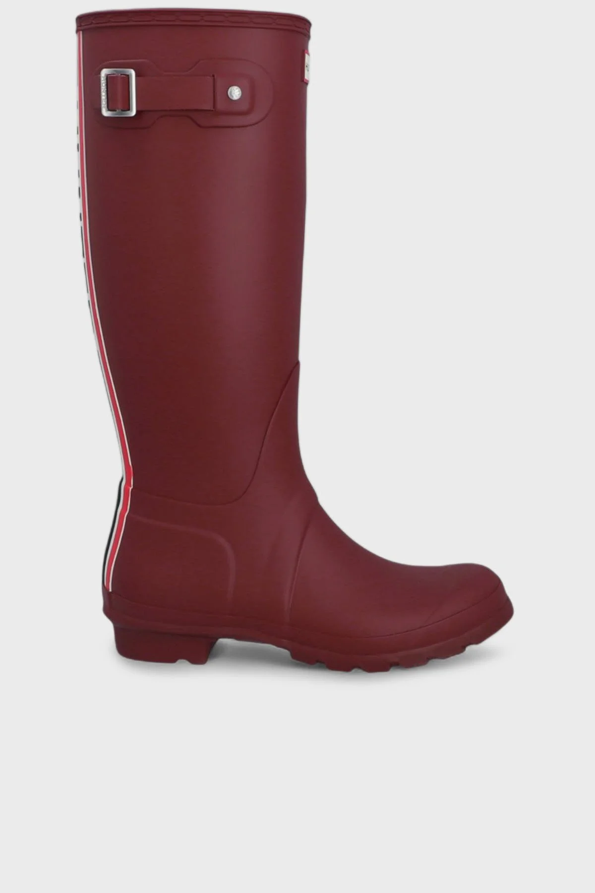 Hunter Su Geçirmez Logolu Kayış Detaylı Uzun Bayan Bot WFT2353RMAME BORDO - 1